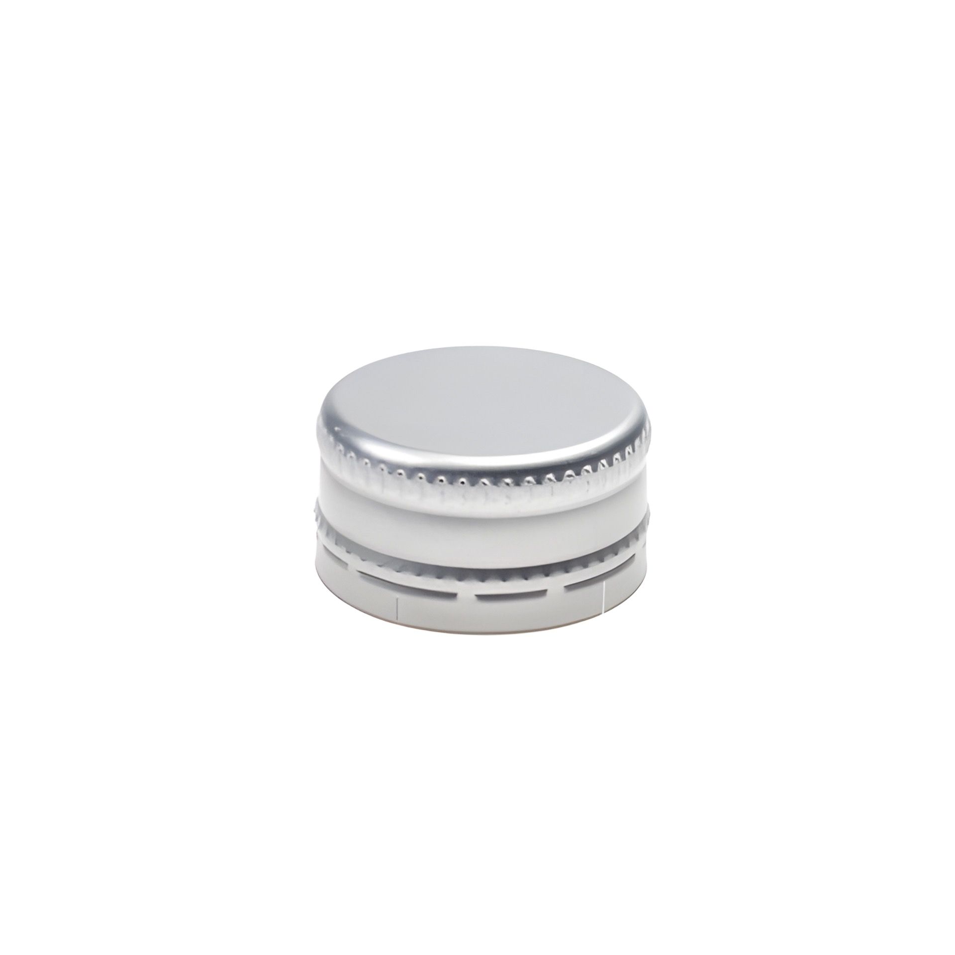 PP 28 silber Aluminium ohne Gewinde mit Originalitätsring