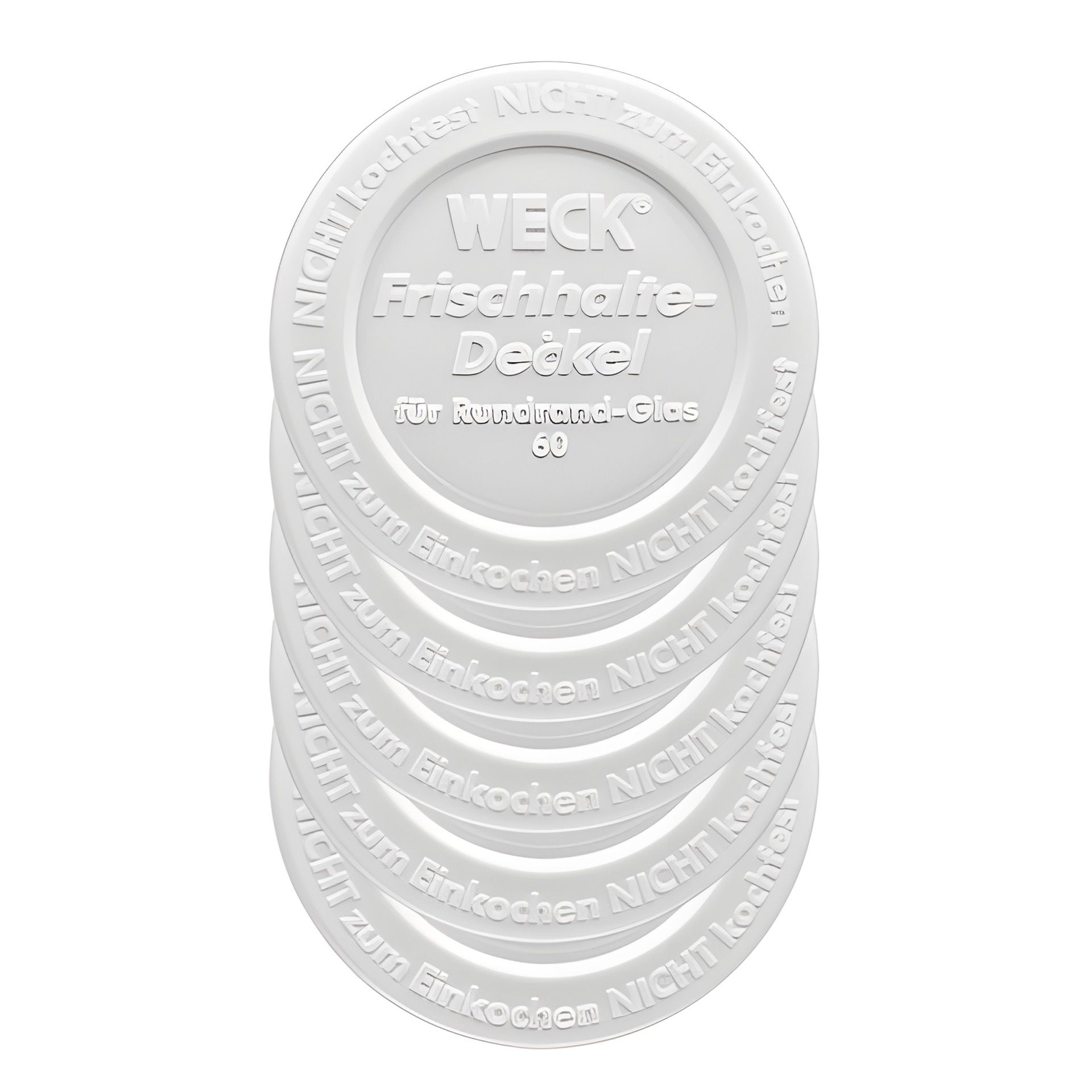 5 x WECK-Frischhaltedeckel RR  60