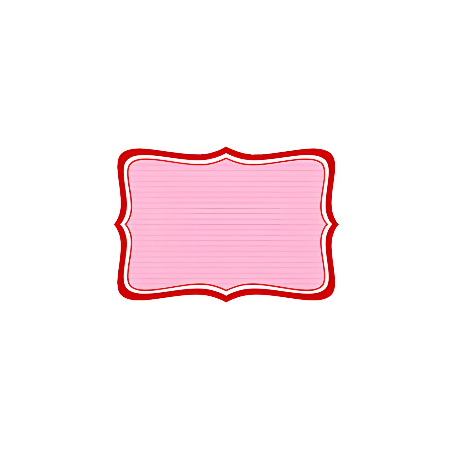 Etiketten 65 x 45 mm rot gestreift, A5, 64 Stück