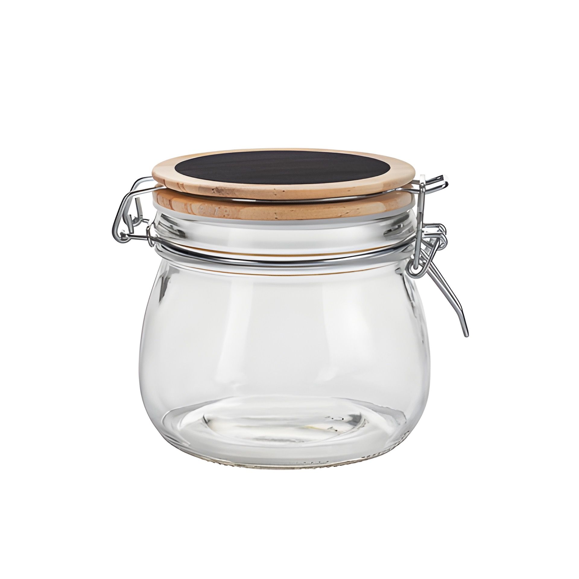 Bügelglas  600 ml mit Tafel