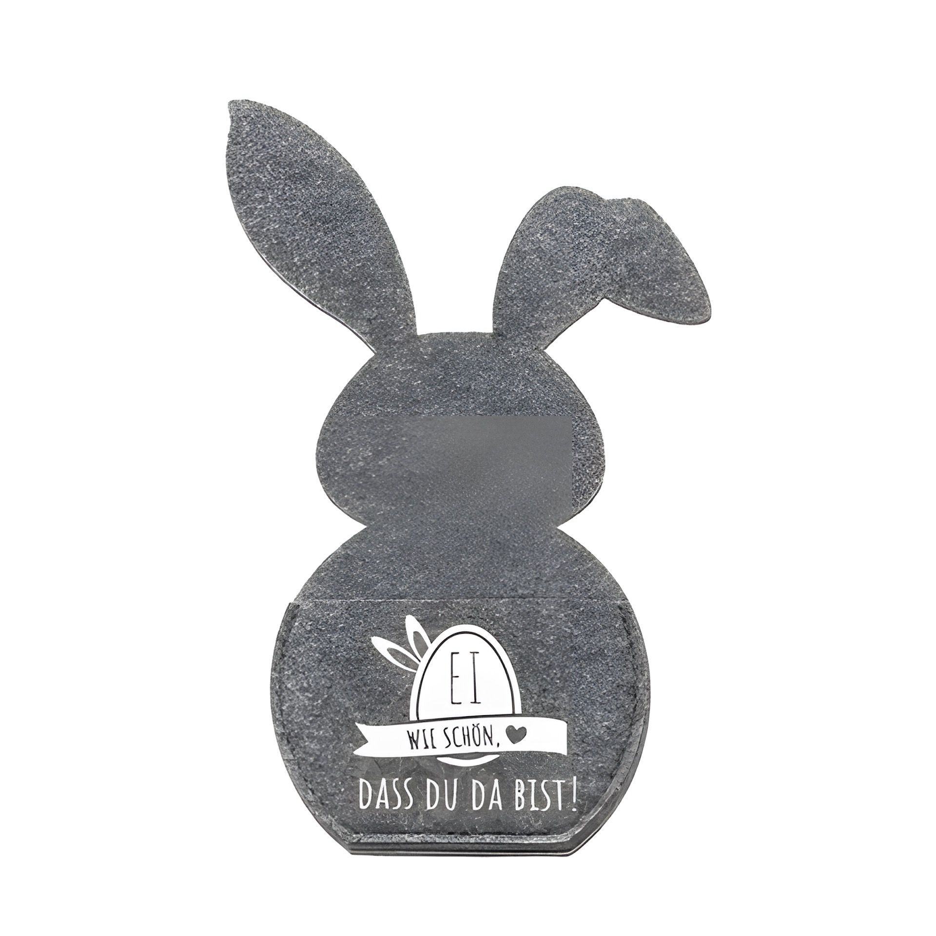 Besteckhalter 'Osterhase' aus Filz, 13 x 23 cm