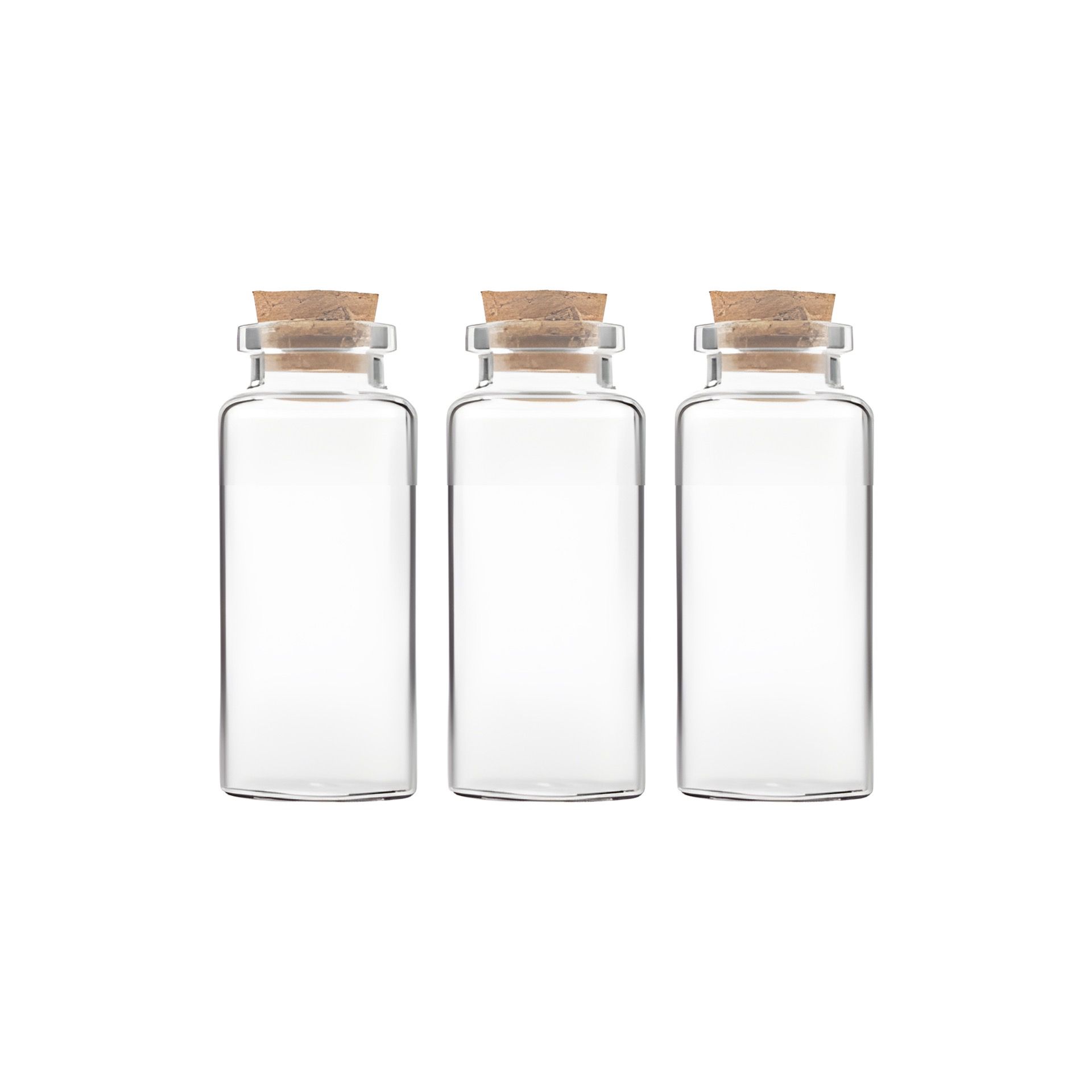 Minikorkenflasche 30 ml, 3er Pack