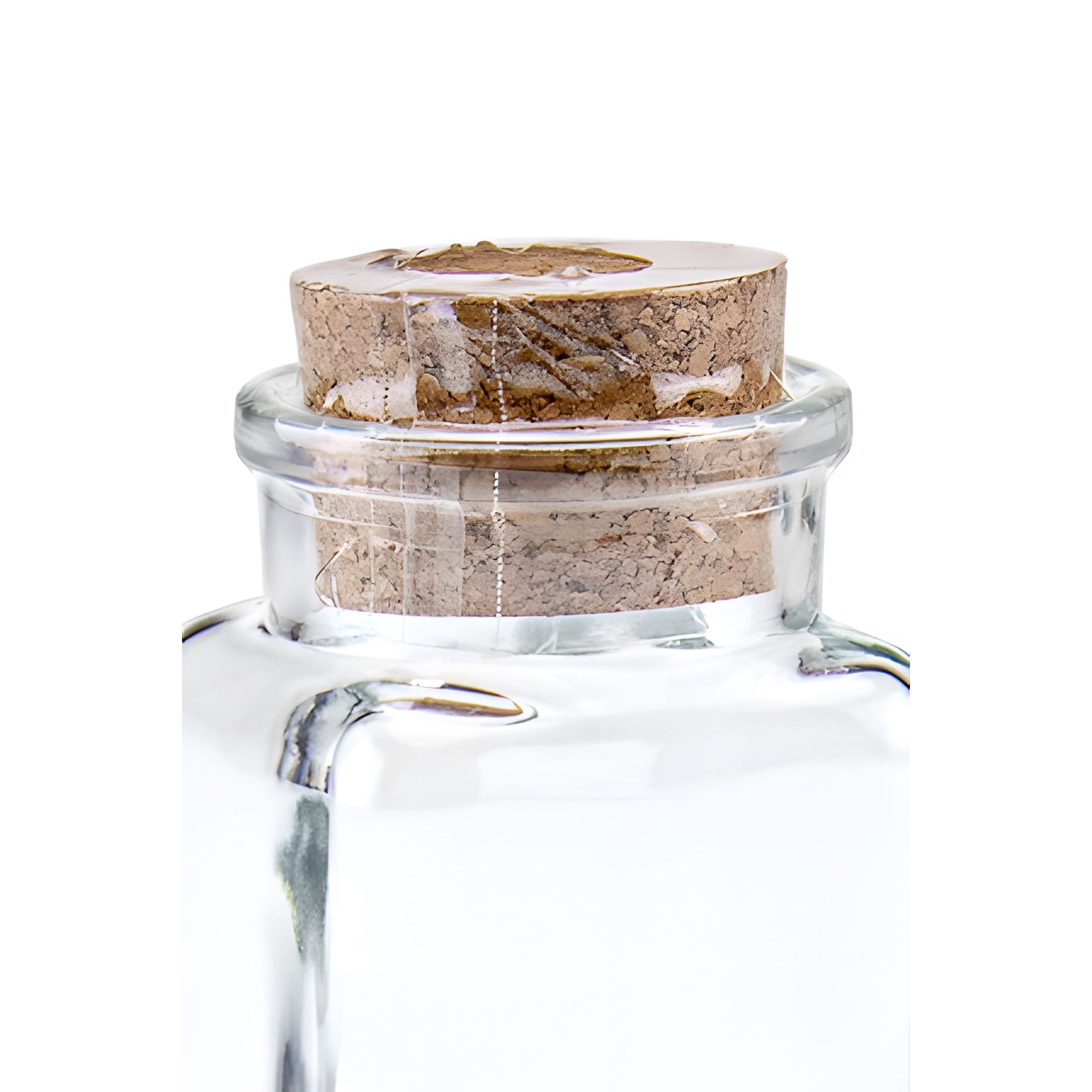 Korkenglas  150 ml quadratisch