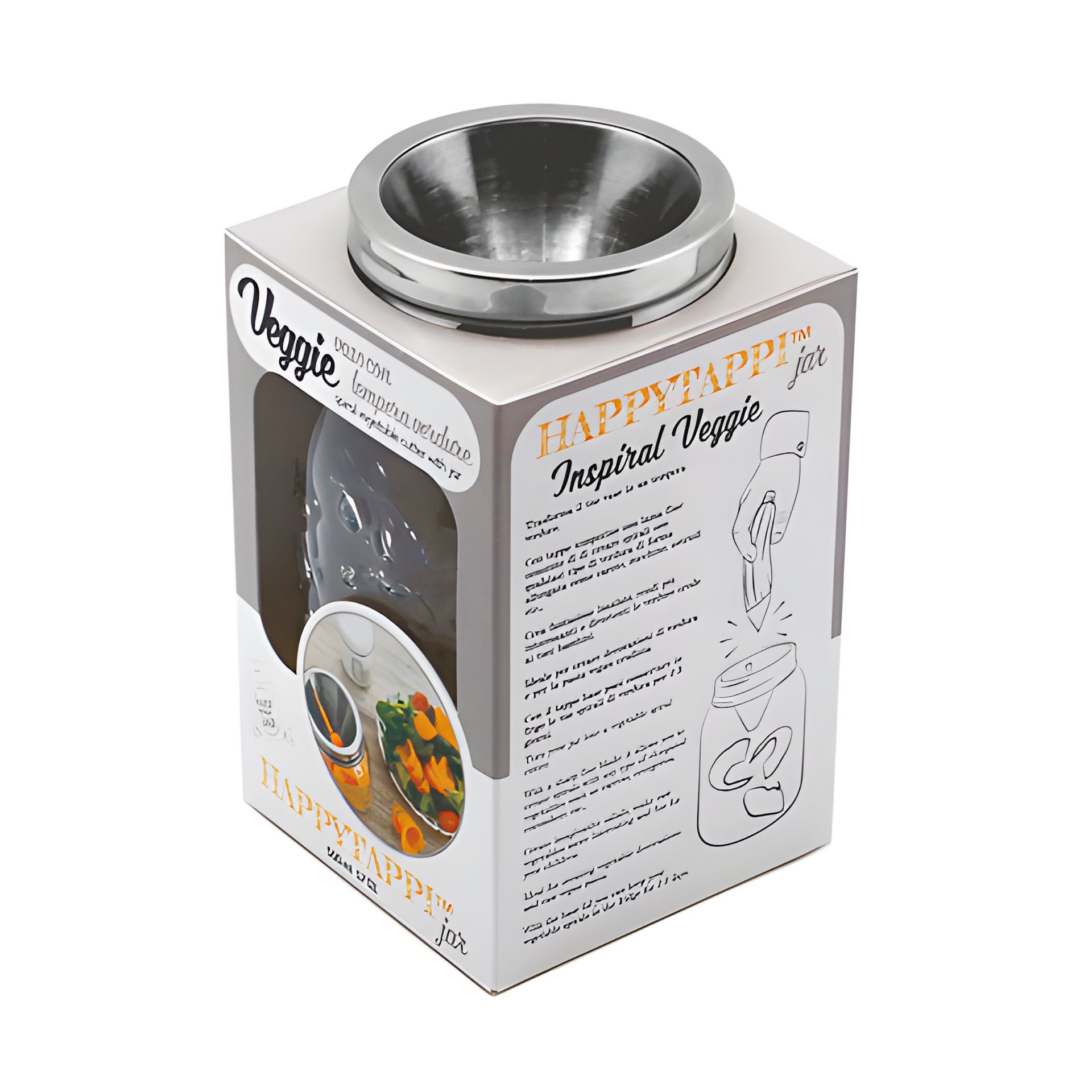 HappyTappi CT 70 Spiralschneiderglas 500 ml
