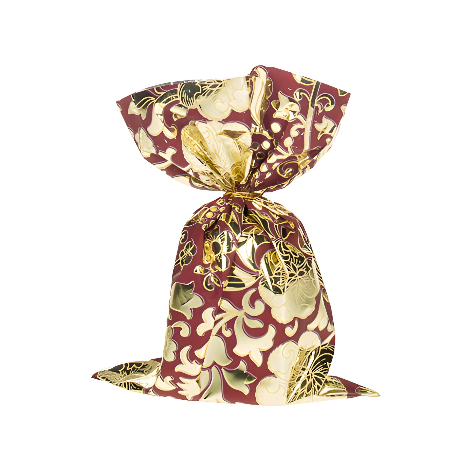 Schmuckbeutel 'Barock' 10 x 15 cm bordeaux, 10 Stück