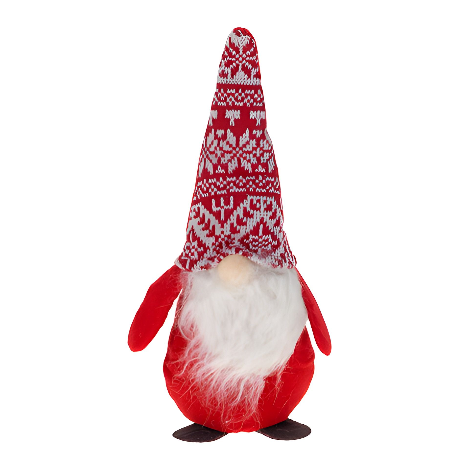 Deko-Wichtel, rot oder grau, 33 cm