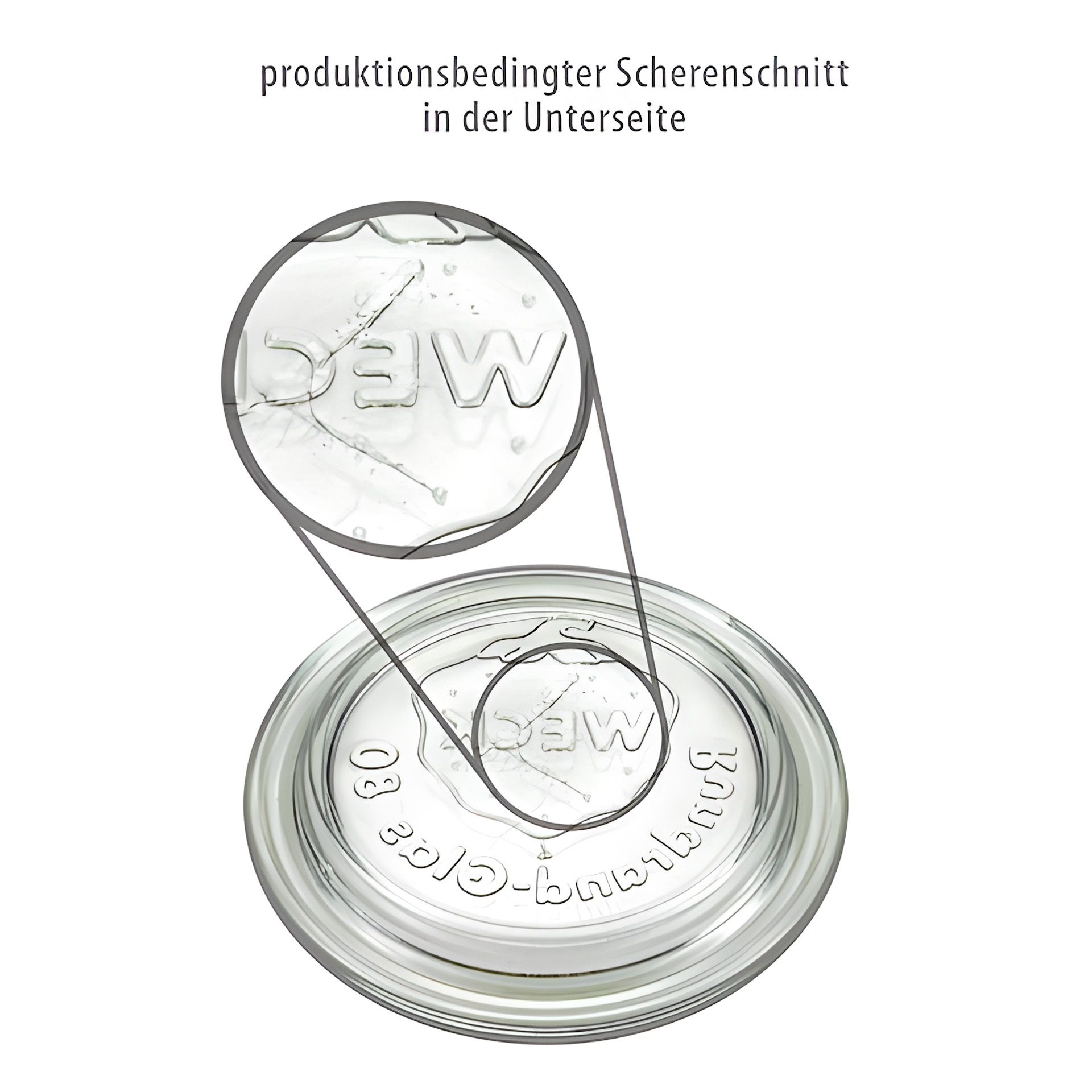 WECK-Glasdeckel  80 mm