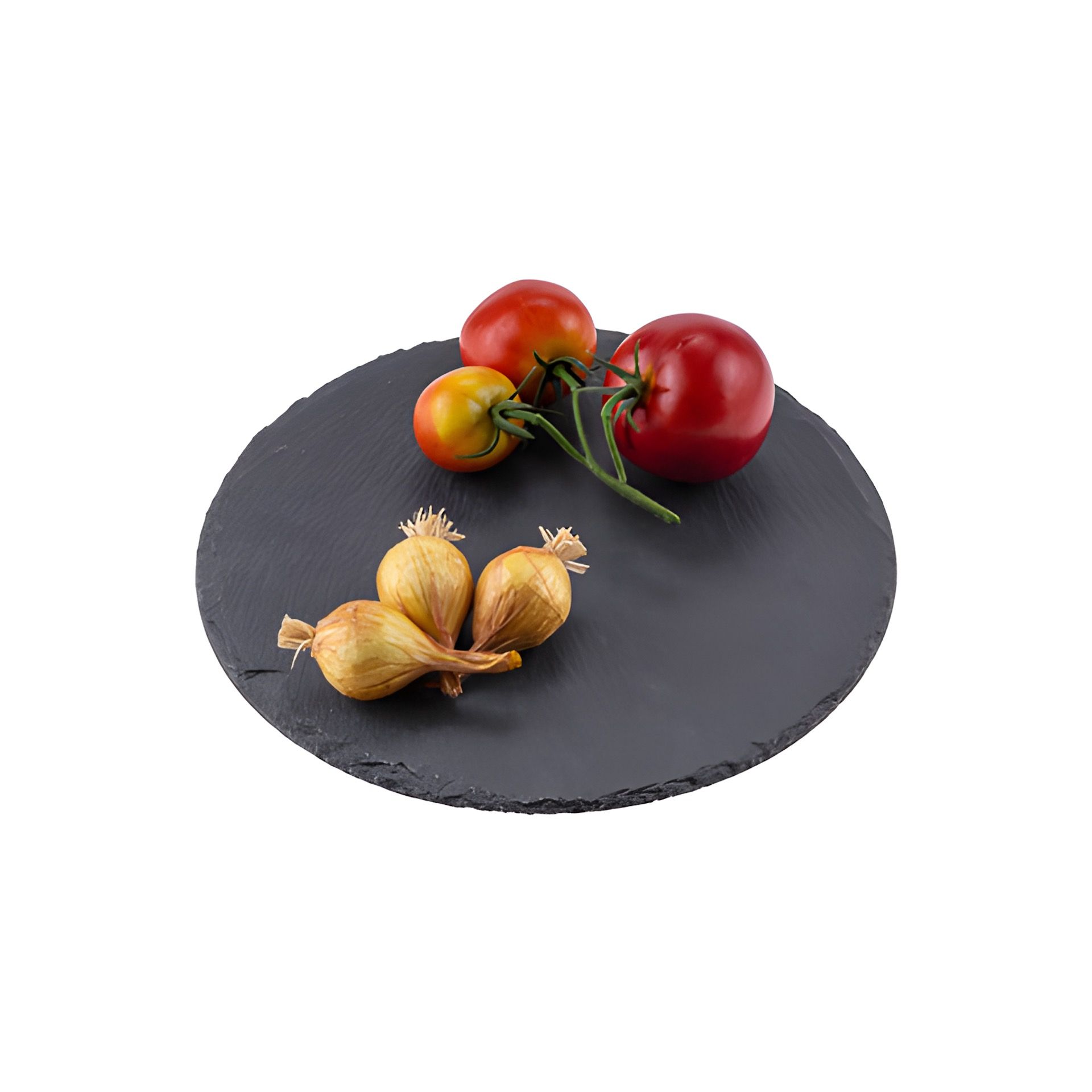 Servierplatte aus Schiefer Ø 25 cm