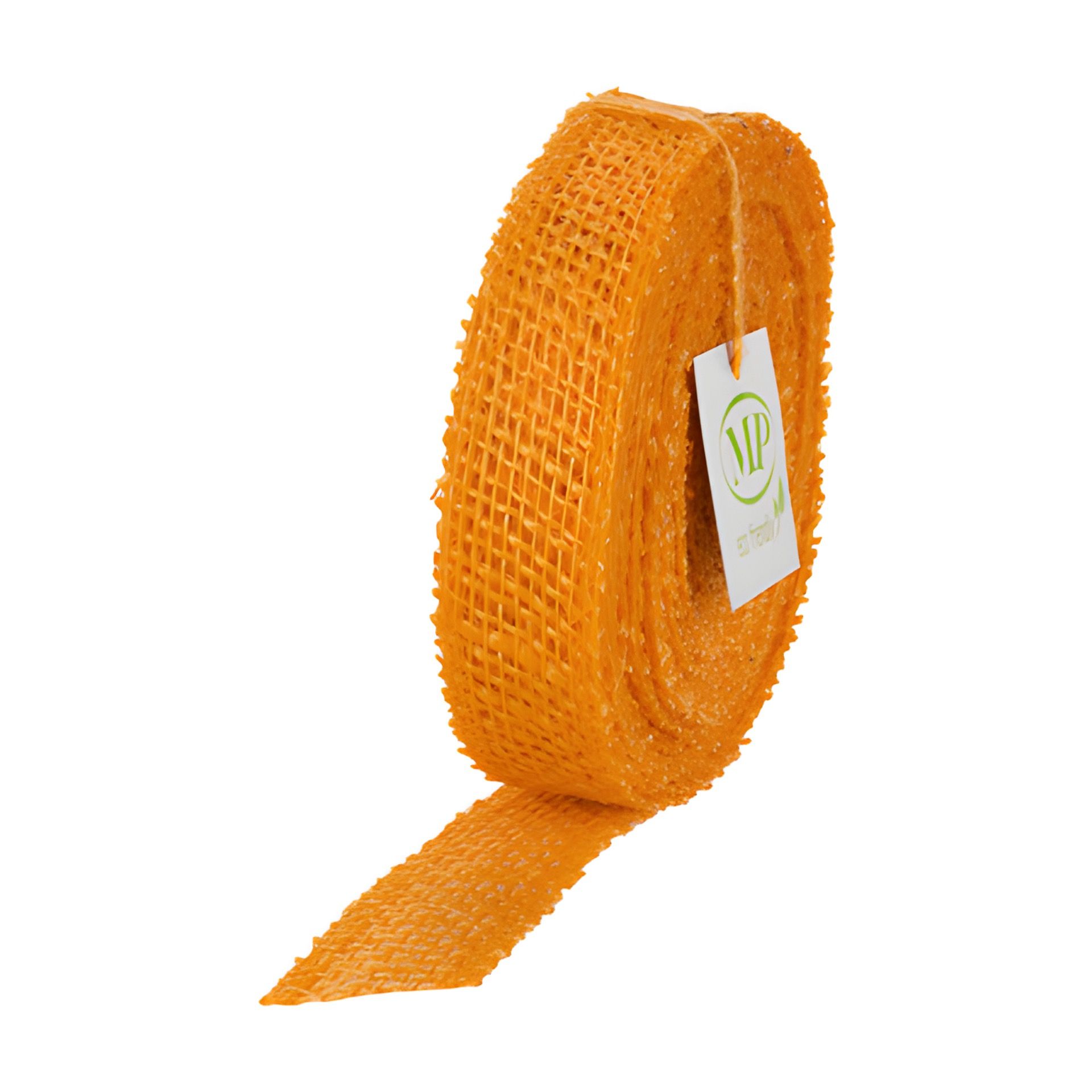 Juteband 9 m, 25 mm, orange