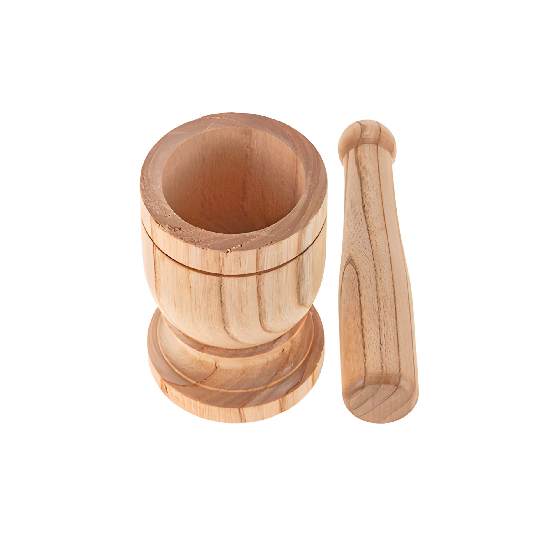Holzmörser mit Stößel Ø 8 cm