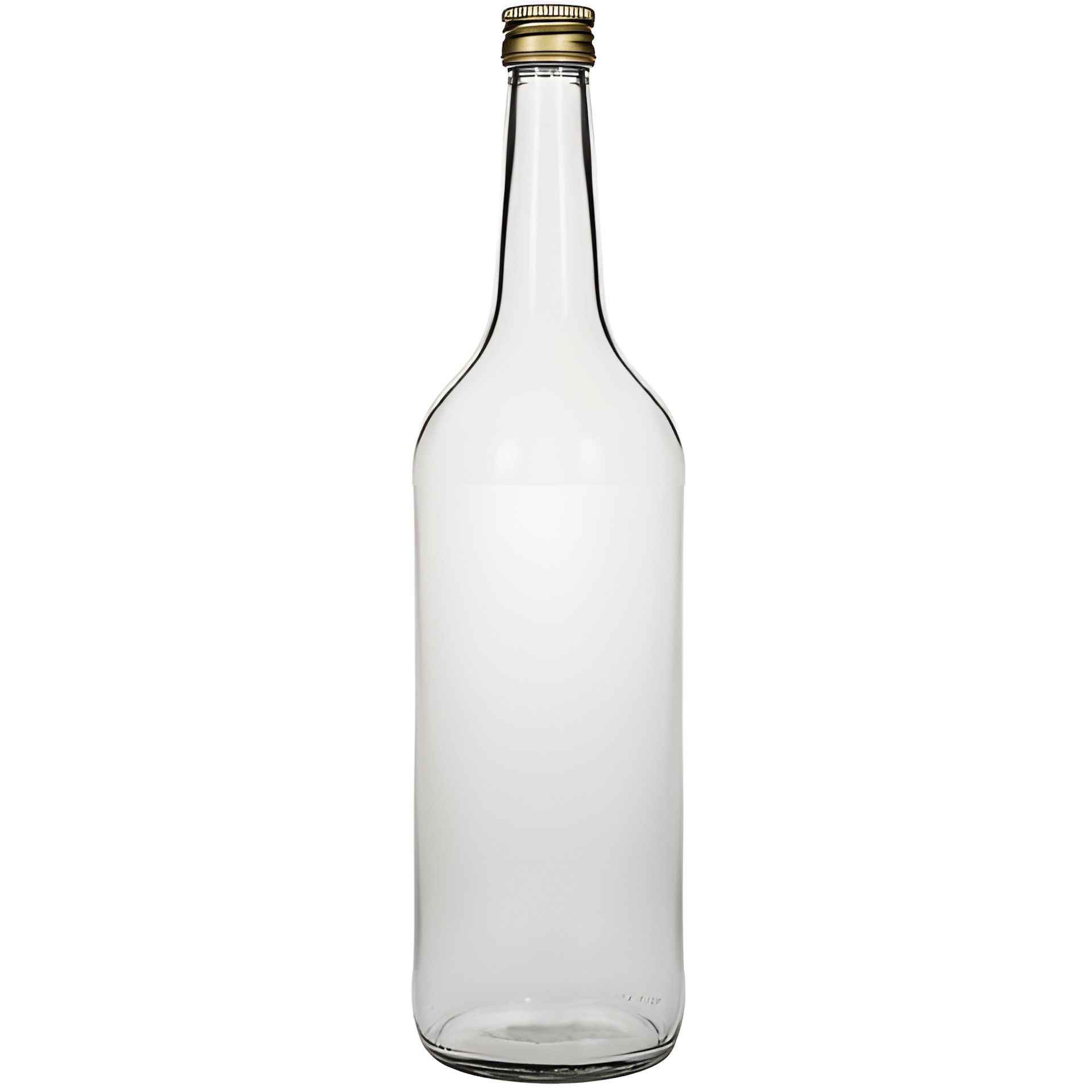 Geradhalsflasche 1000 ml (Karton, 41 Stück)