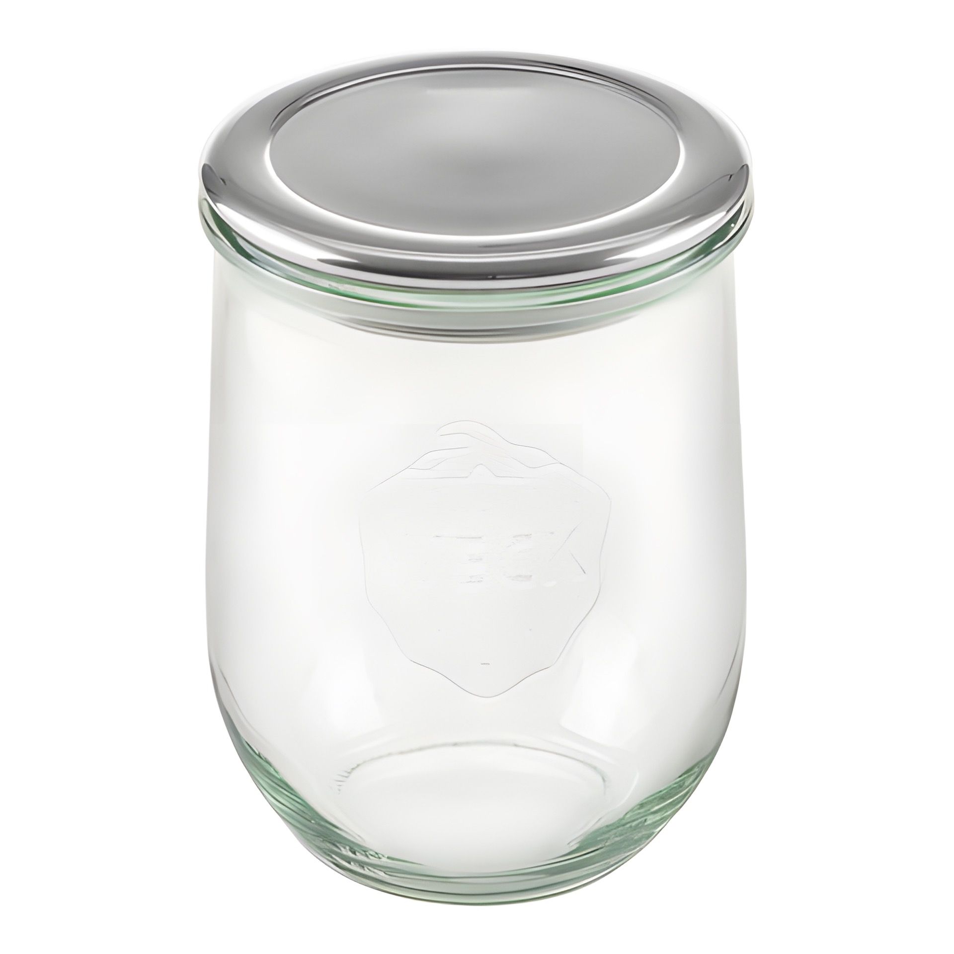 WECK-Glas 1 l mit HappyTappi RR 100 Edelstahldeckel