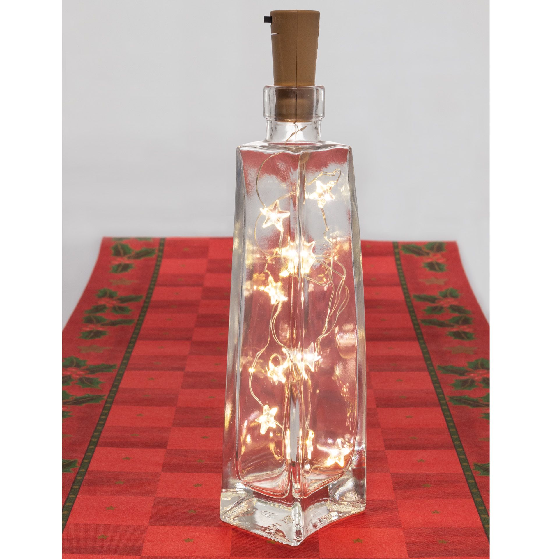 Flaschenlicht 'Sterne', 10 LEDs