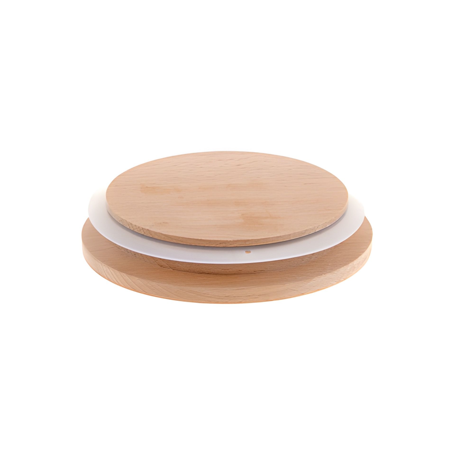 Holzdeckel Ø 104 mm mit Silikonring