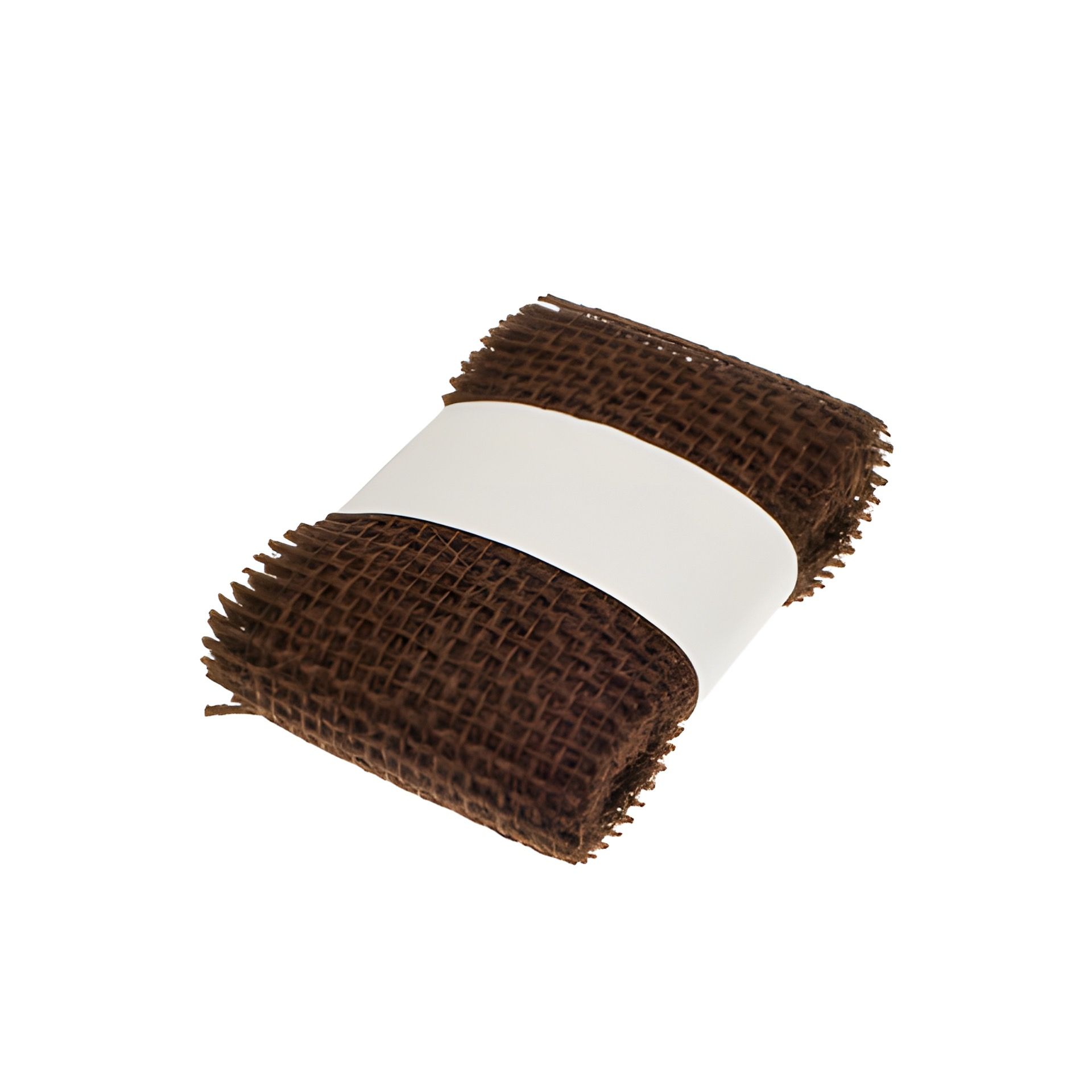 Juteband 2 m, 70 mm dunkelbraun