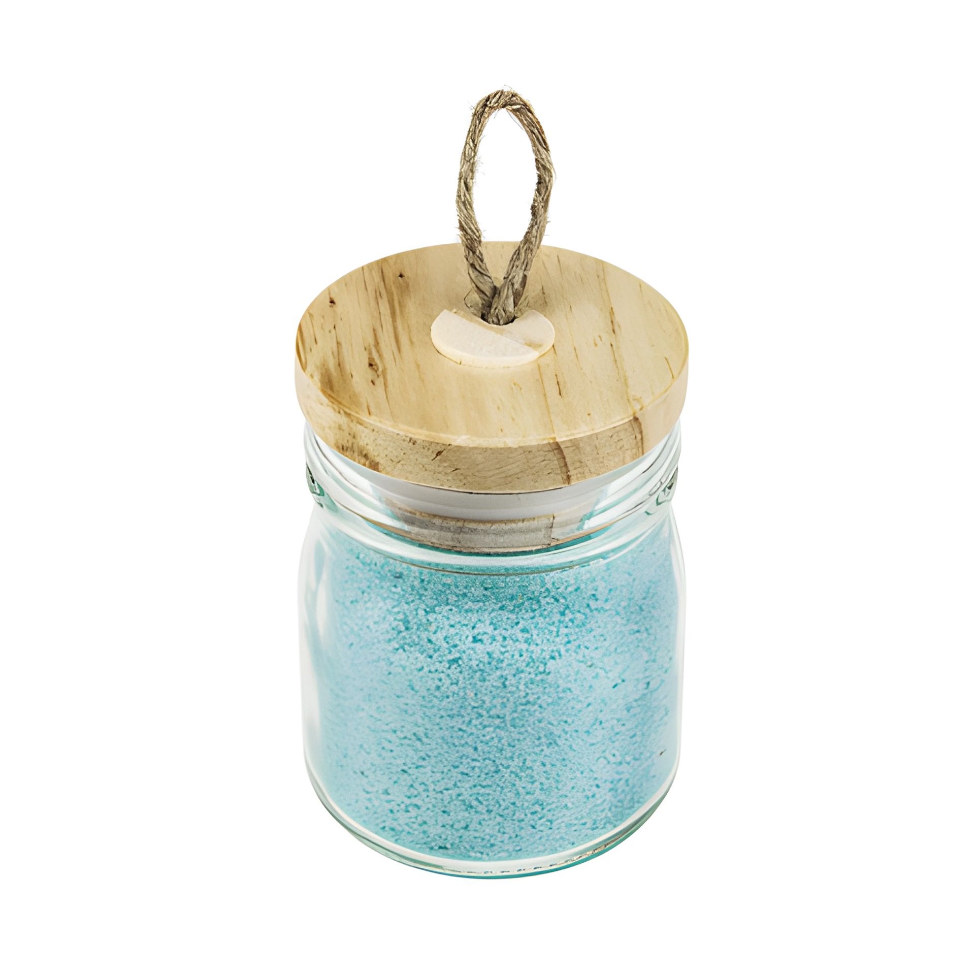 Deko-Glas 150 ml mit Holzdeckel