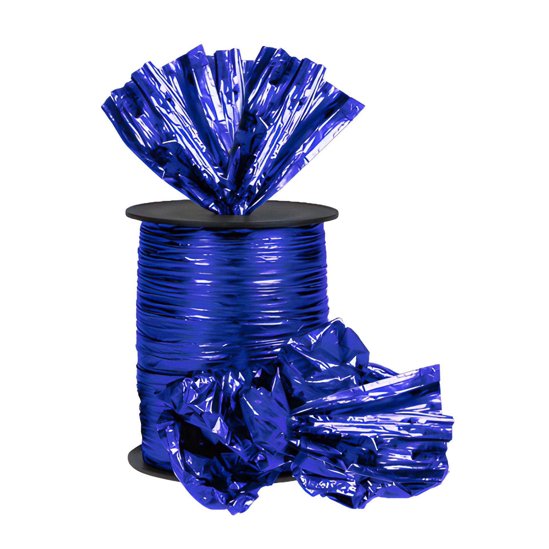 Polysilk 50 m blau matt metallic