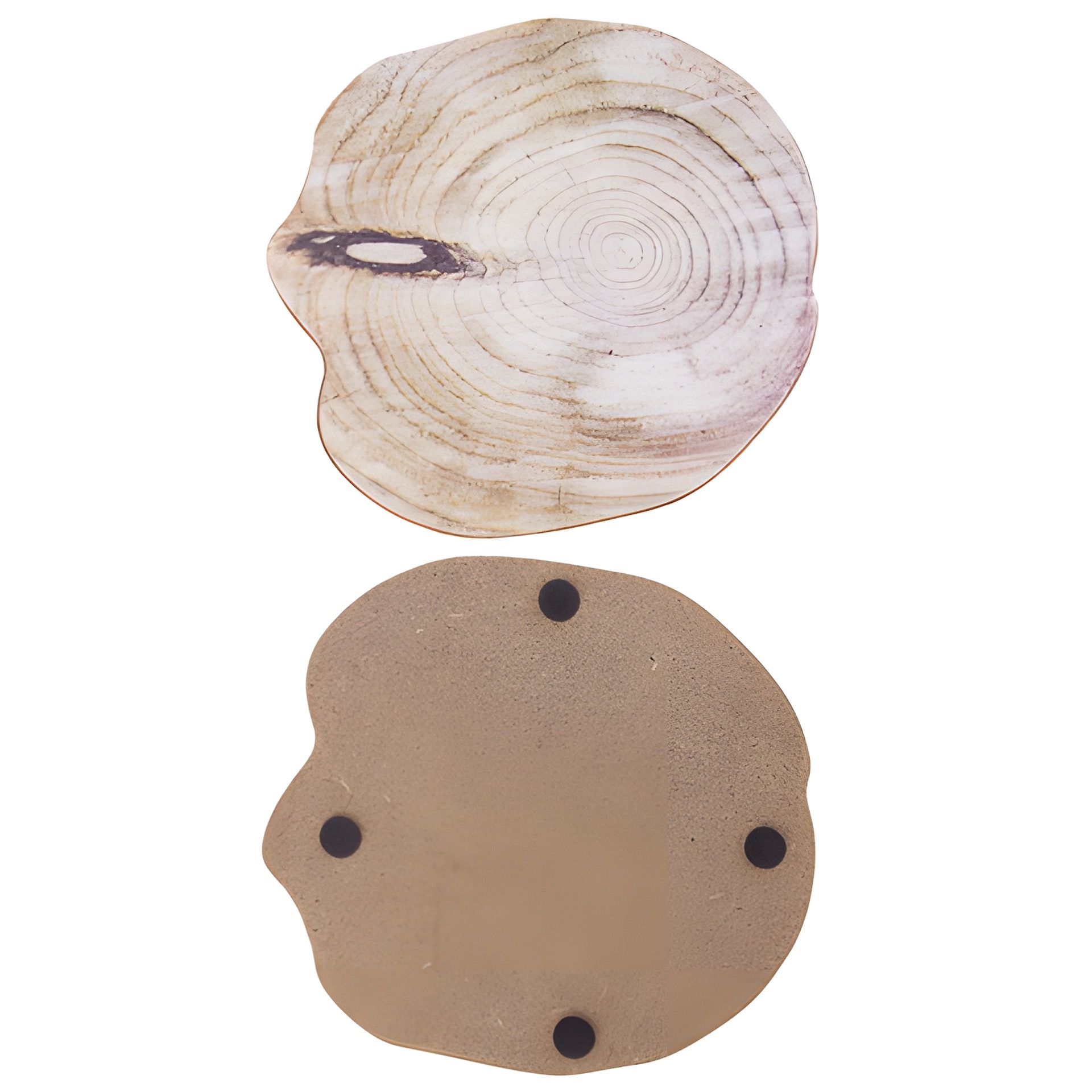 Untersetzer 'Holzdekor', 16 x 14,5 cm, 4er Pack