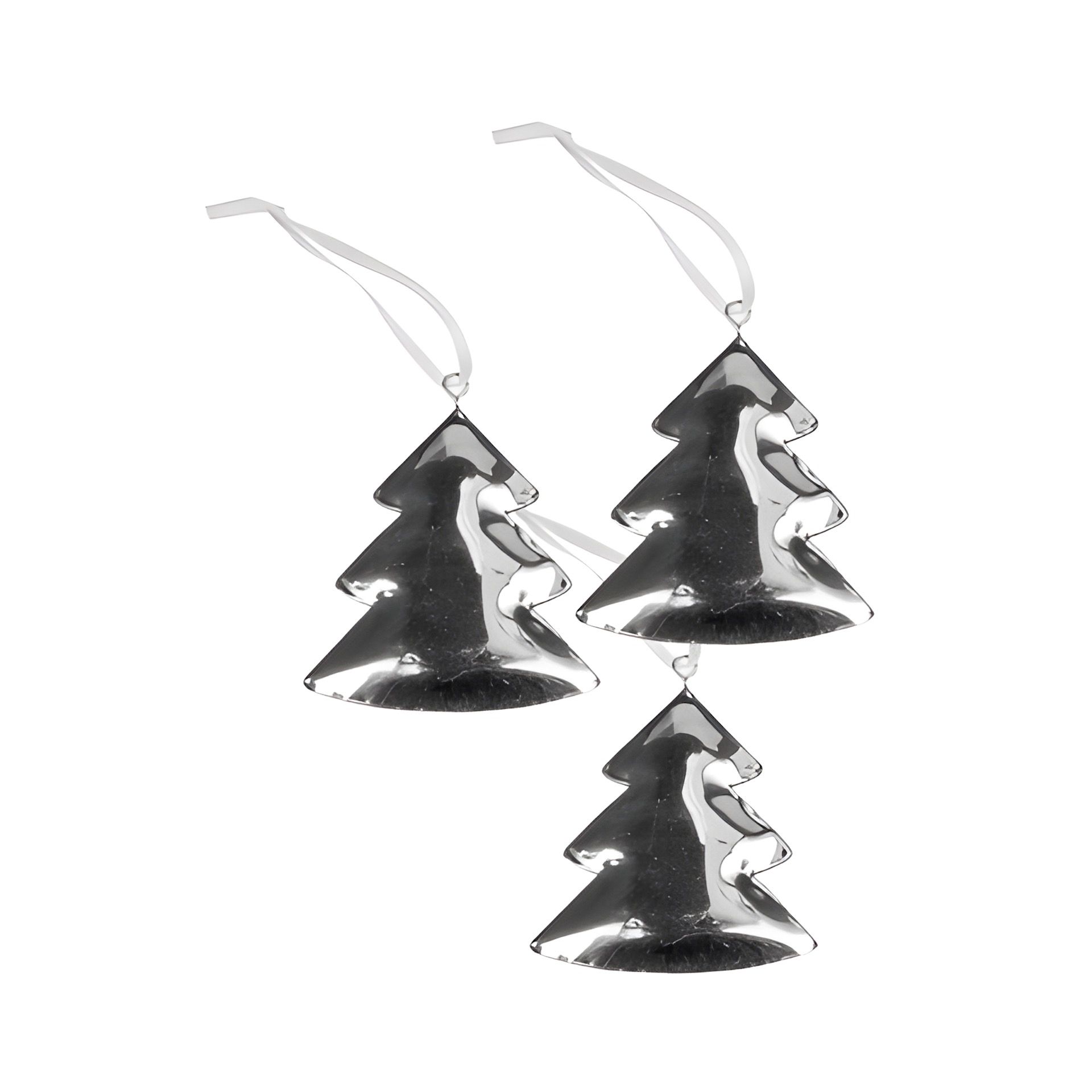 Metallanhänger 'Tannenbaum' - 3er Set, 2. Wahl