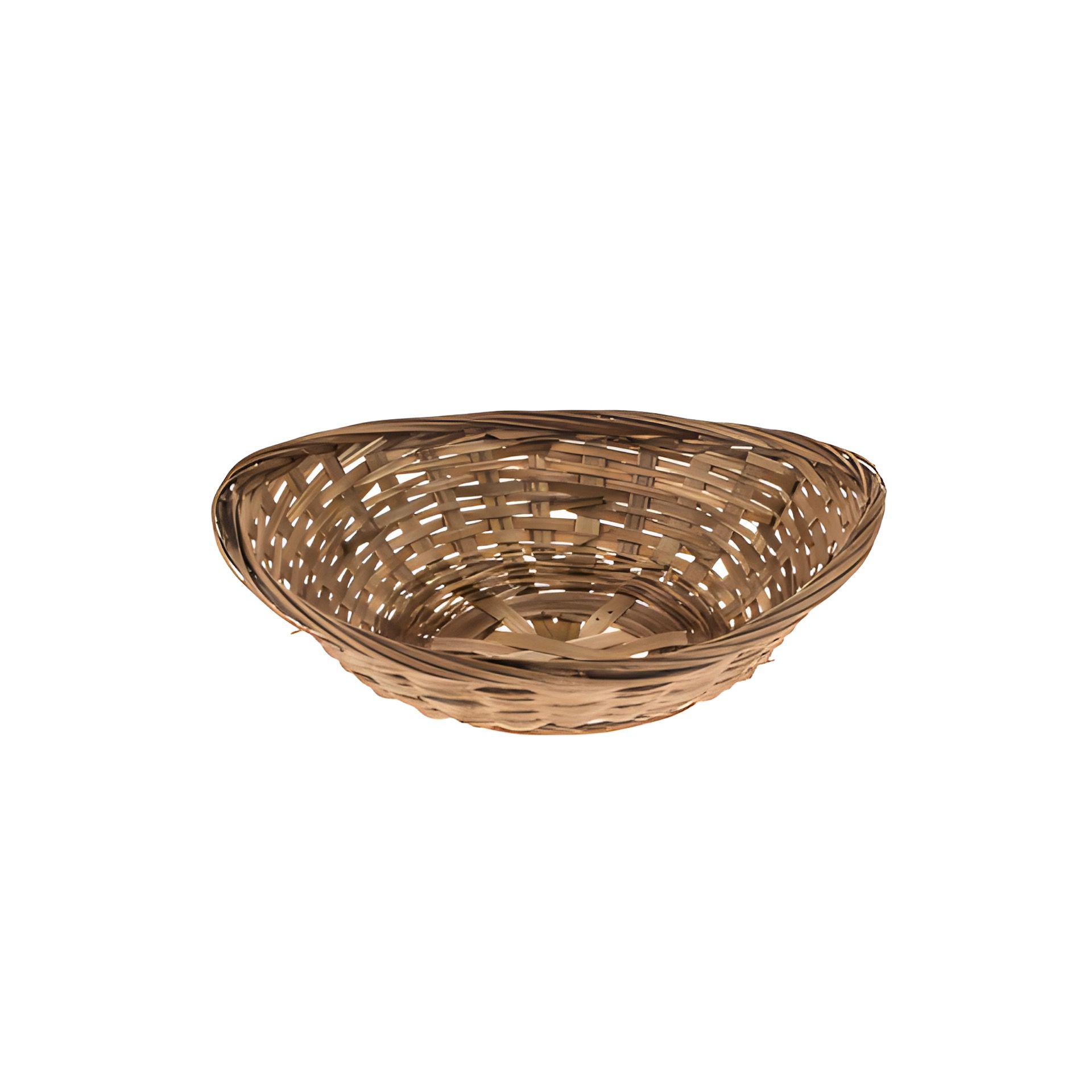 Korbschale 22 x 18 x 8 cm dunkel