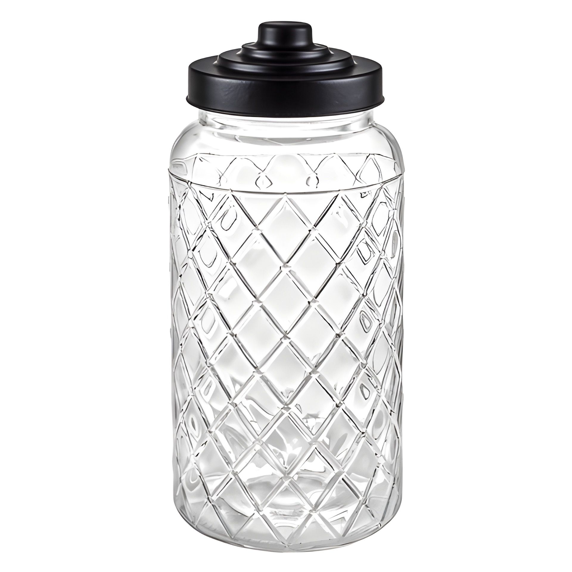 Vorratsglas 'Raute' 1400 ml mit Schraubdeckel