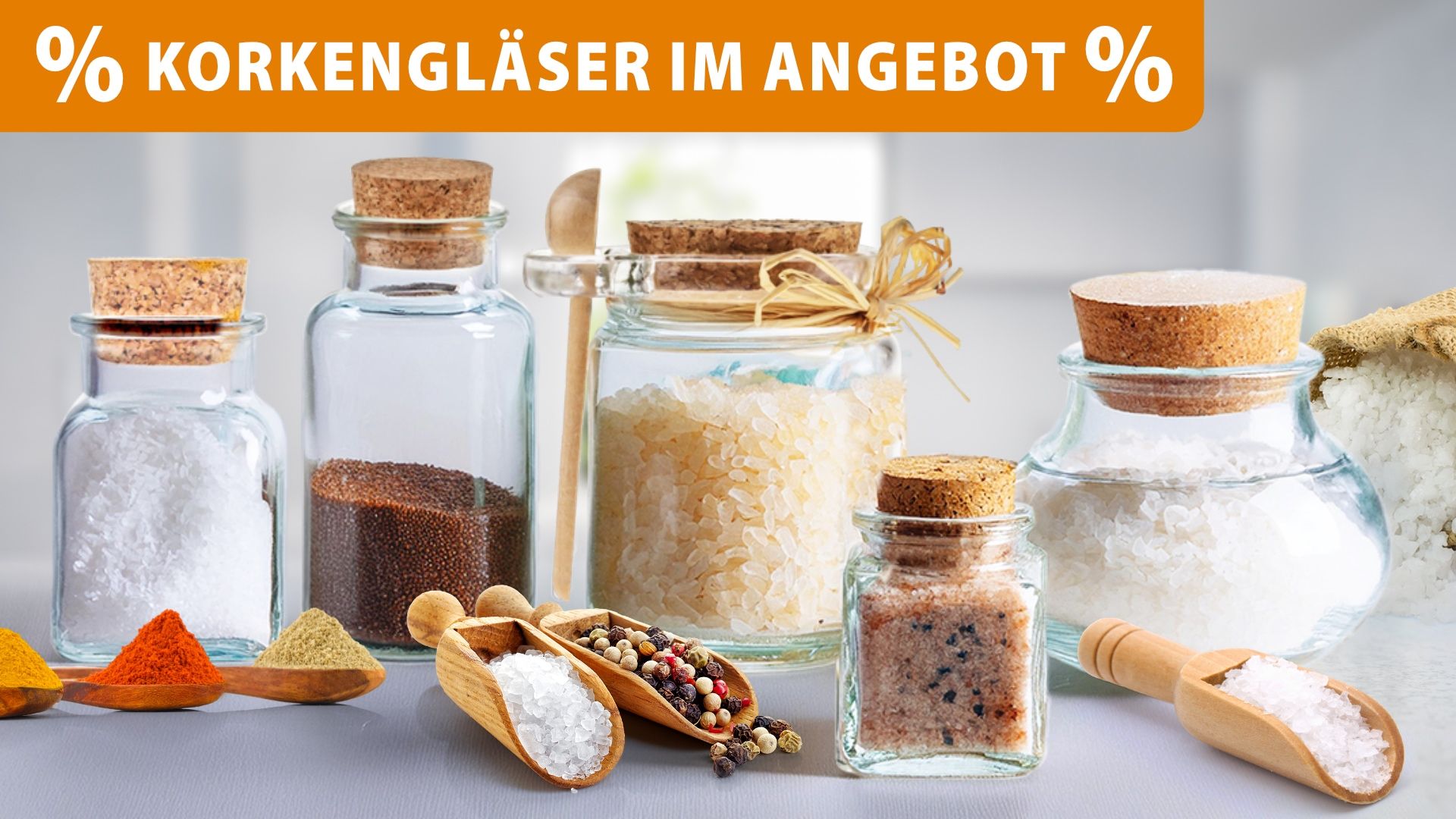 Korkengläser im Angebot