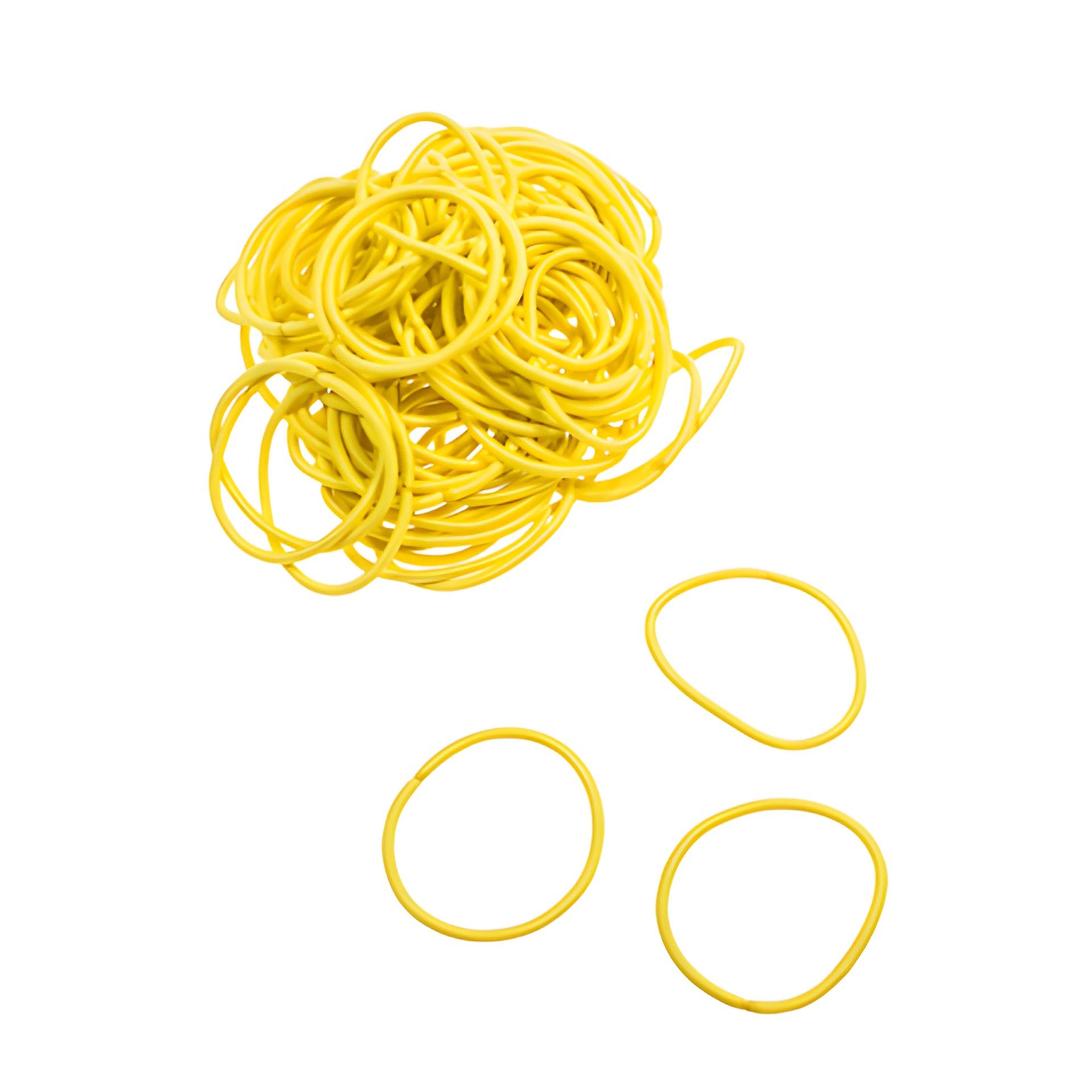 Elastische Schlaufen 40 mm, gelb, 100 Stück