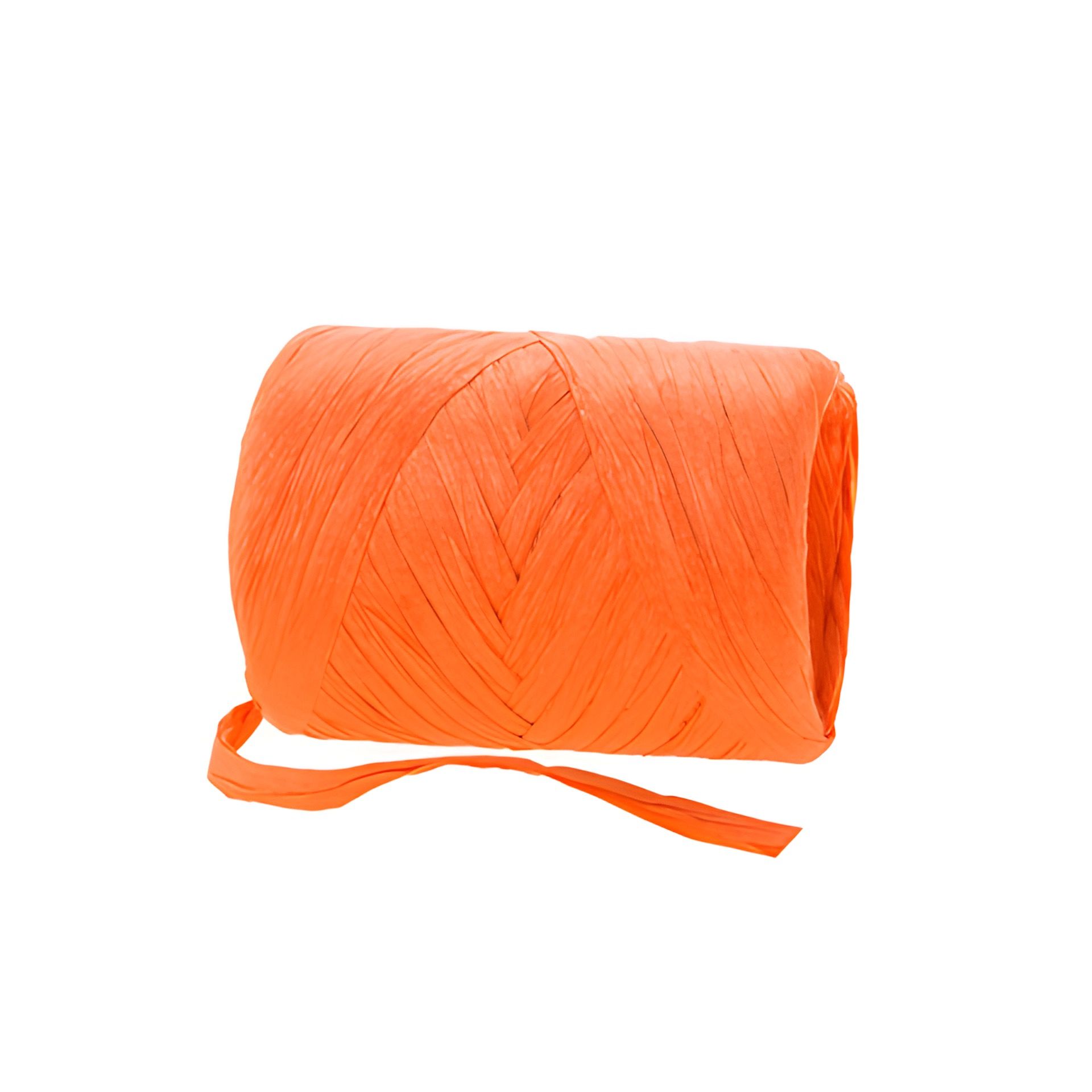 Raffia Papierband 20 m, 8 mm orange