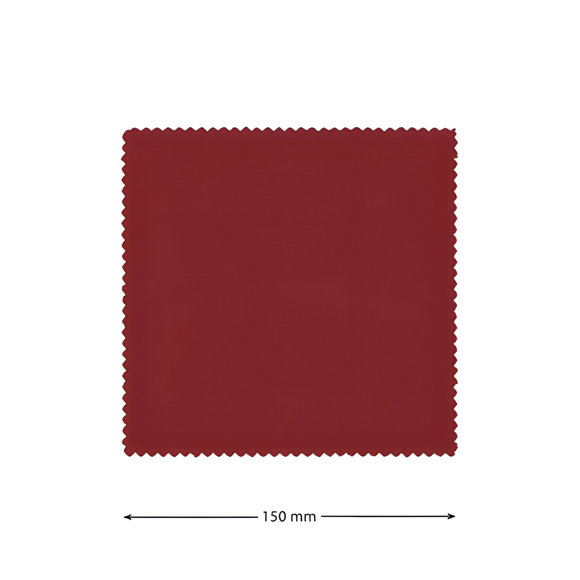 Deckchen 150 mm bordeaux
