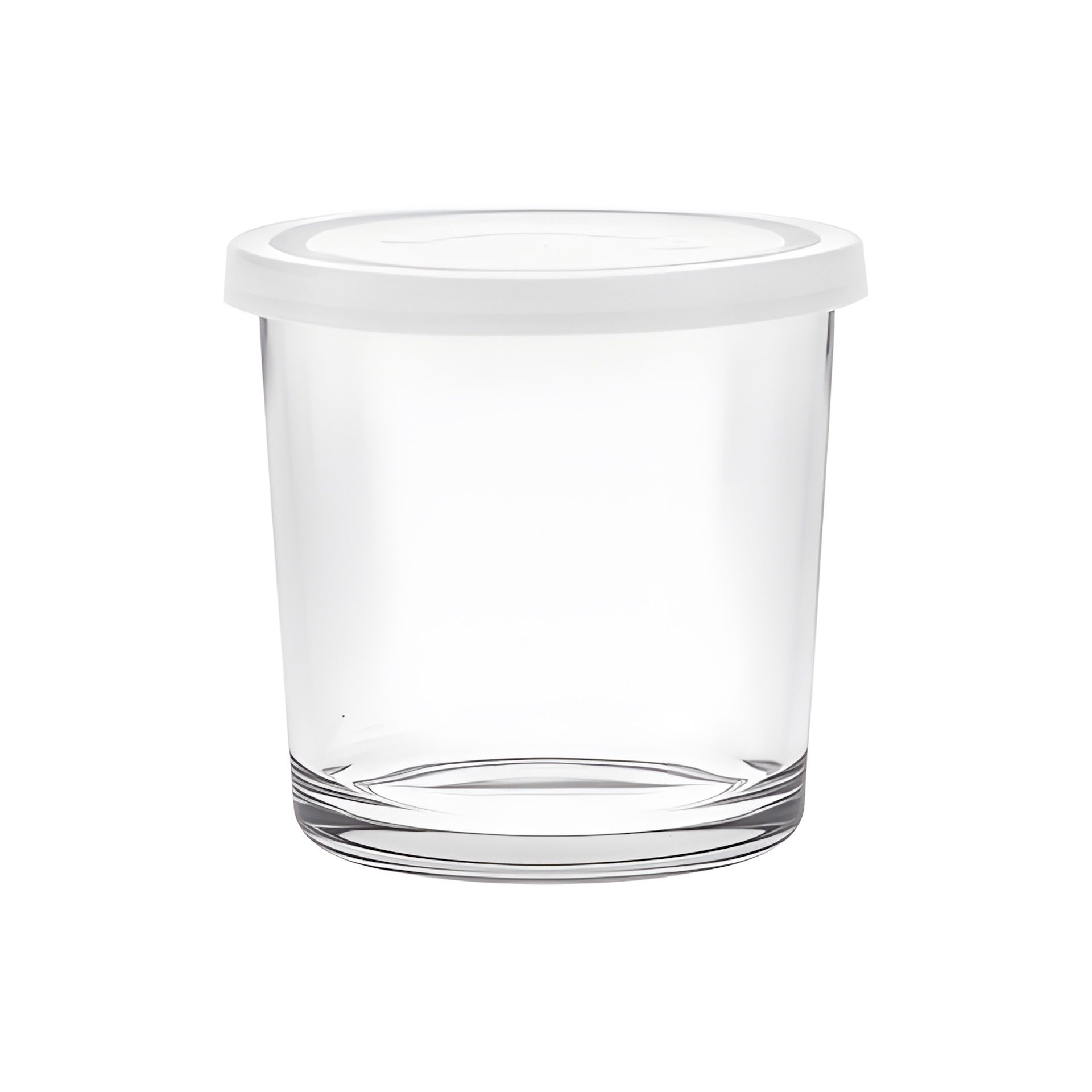 Servierglas 'Igloo' 400 ml mit Deckel, weiß
