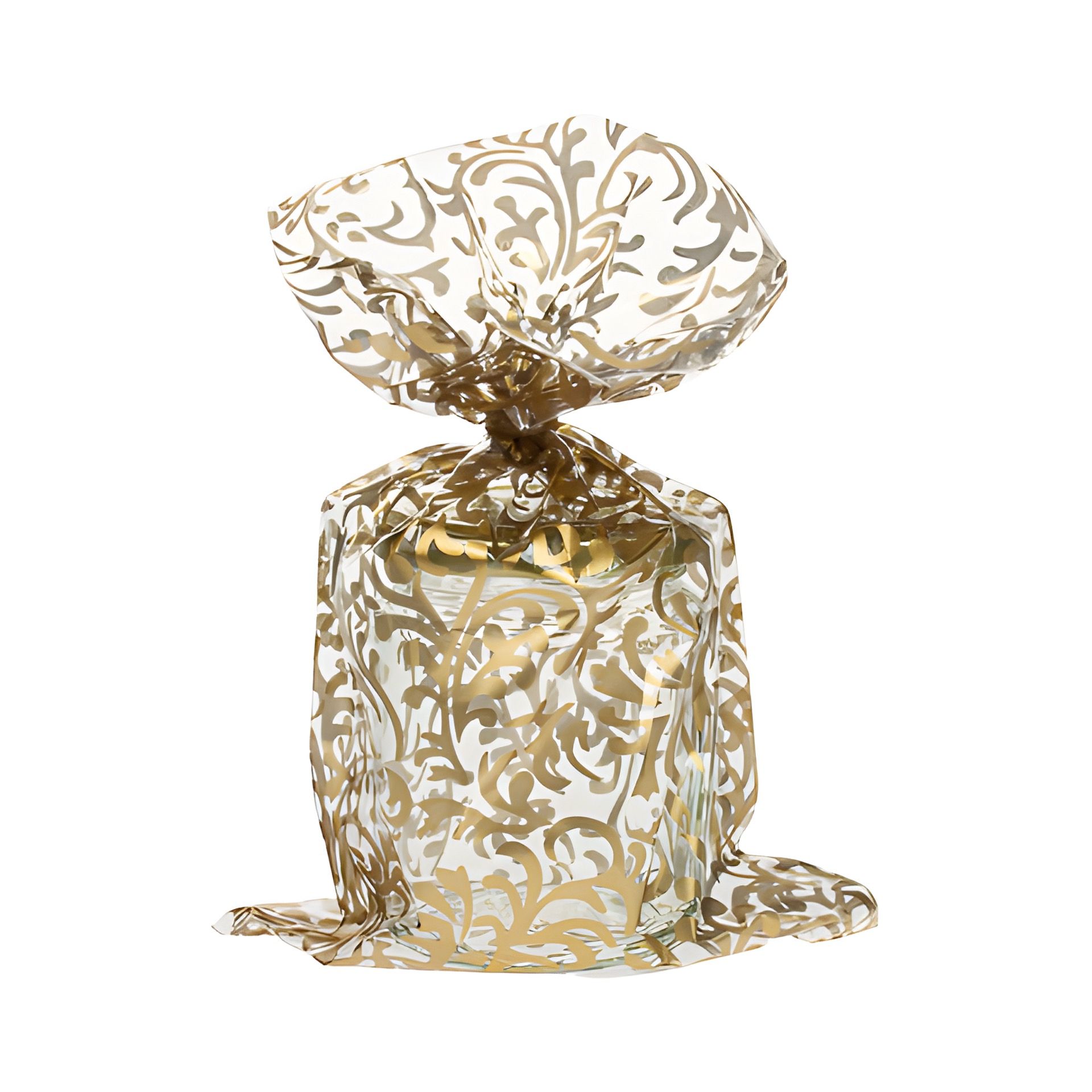 Schmuckbeutel 'Brokat' 15 x 25 cm gold, 10 Stück