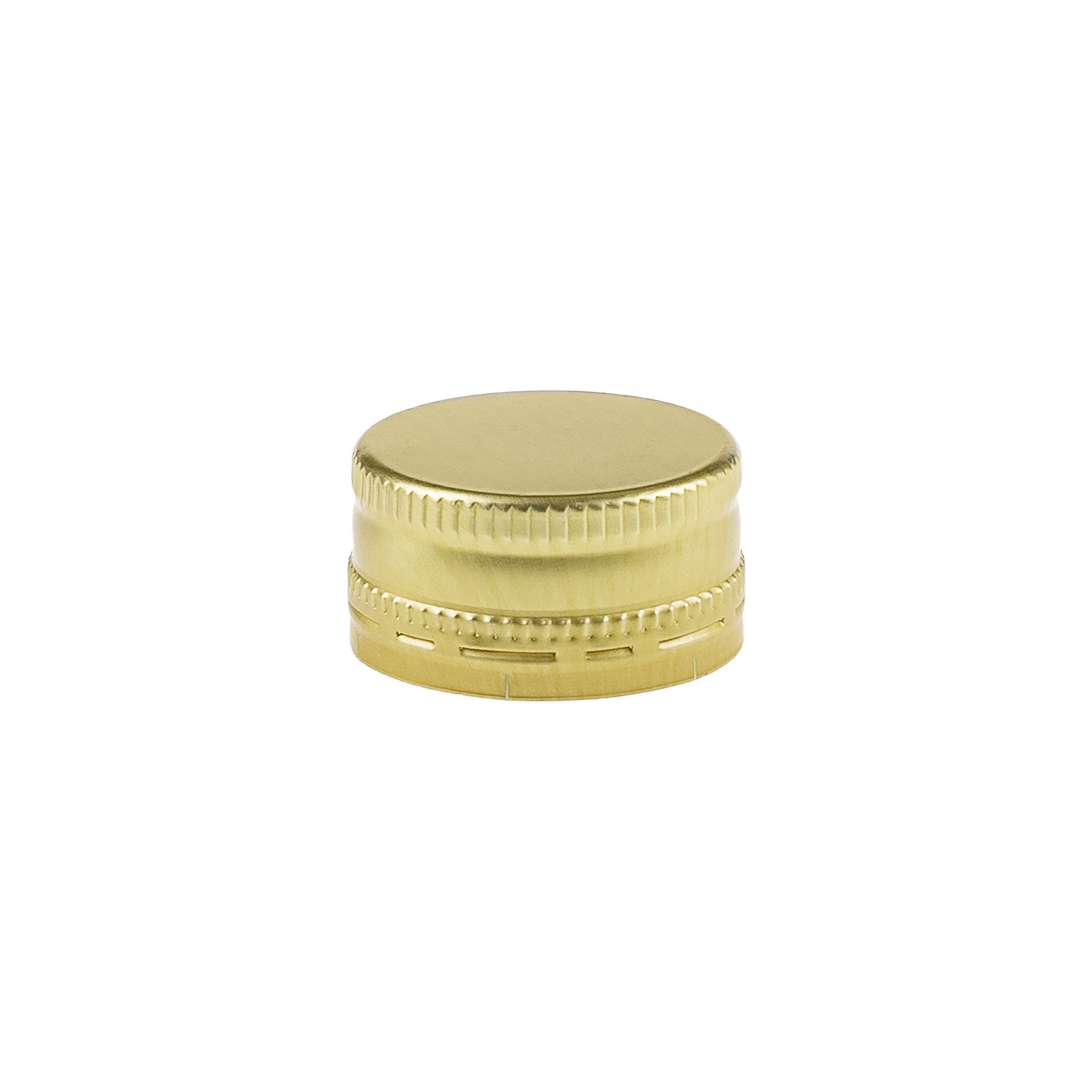 MCA 28/15 gold Aluminium ohne Gewinde mit Sprengring
