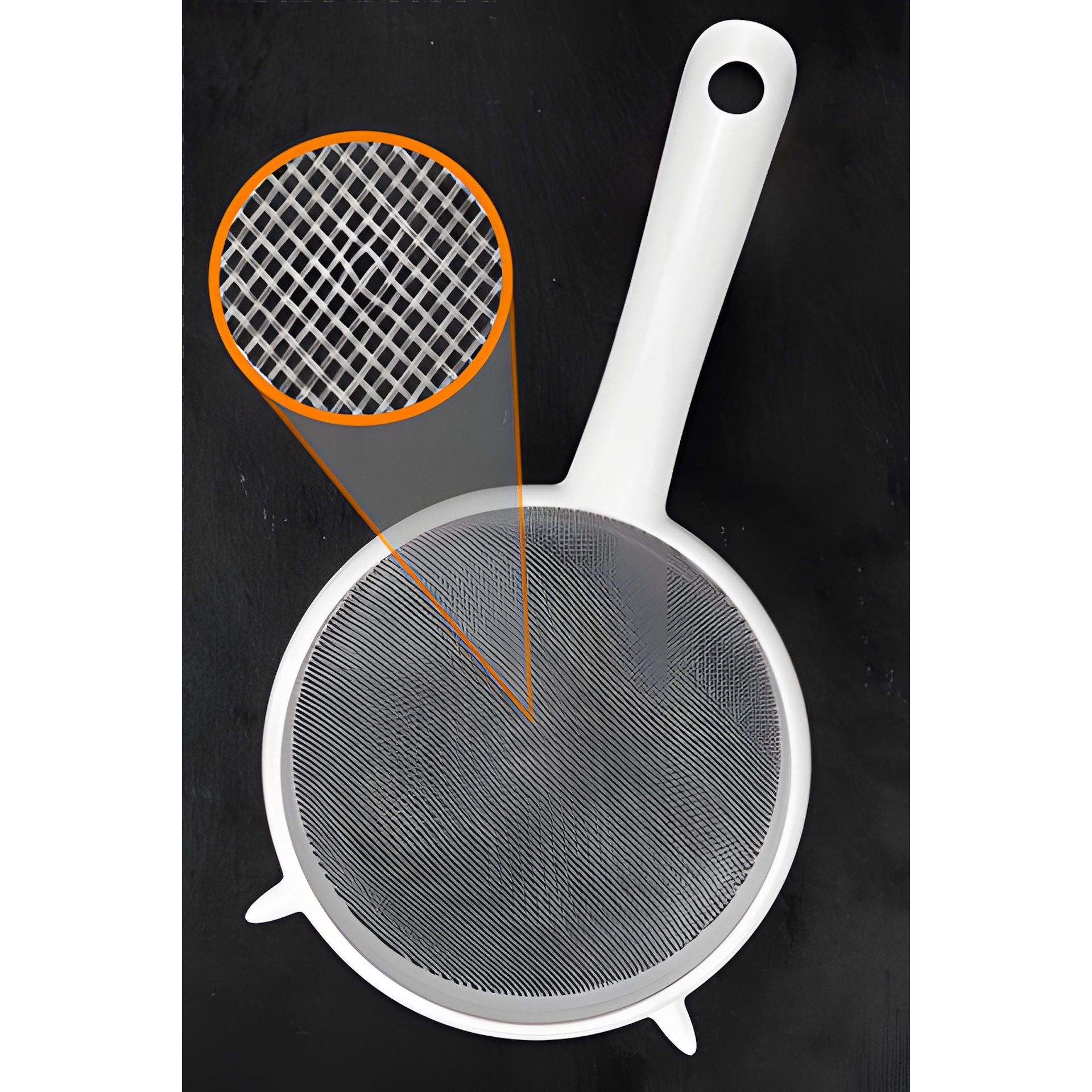 Sieb 15 cm Kunststoff weiß