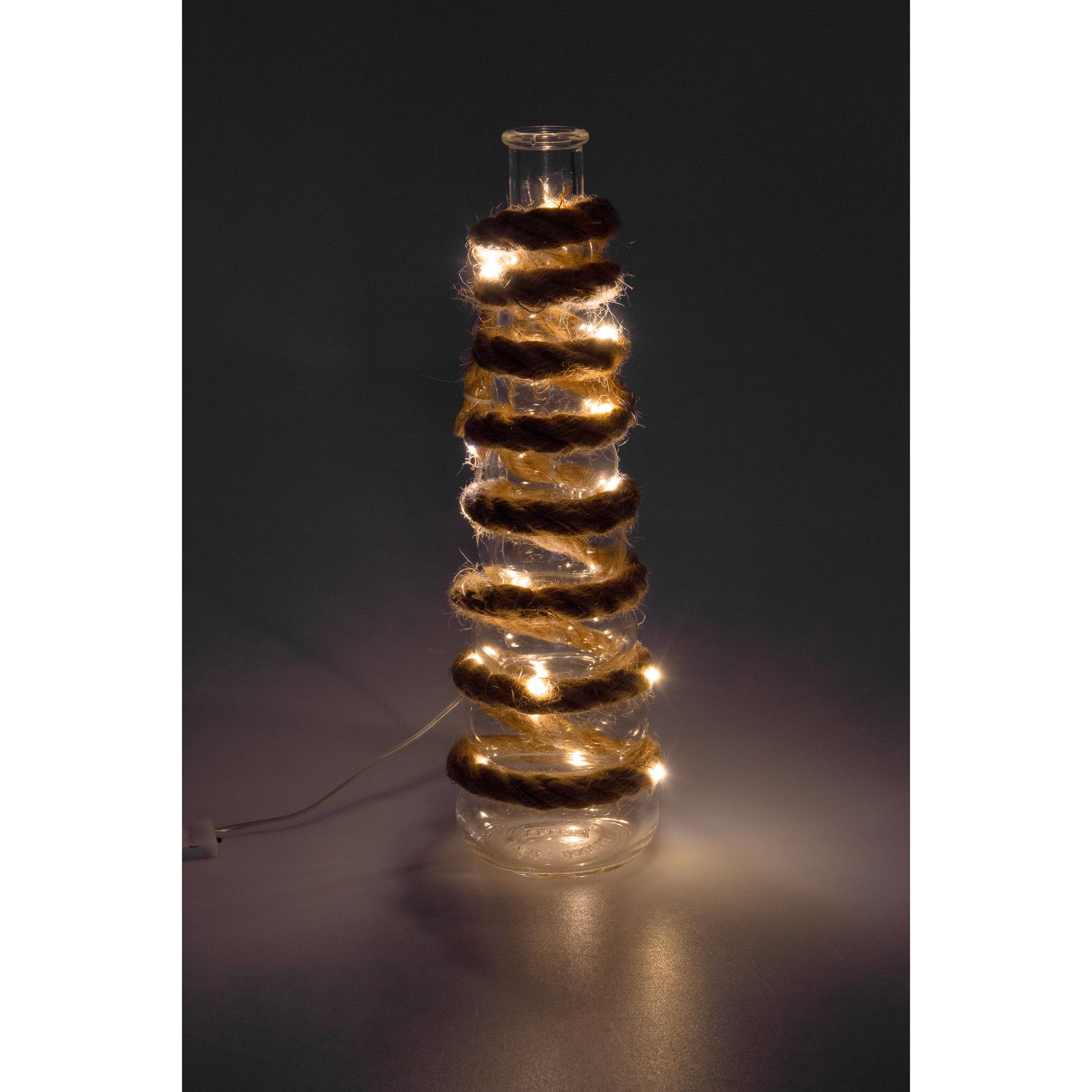 Lichterkette 'Jutekordel', 20 LEDs