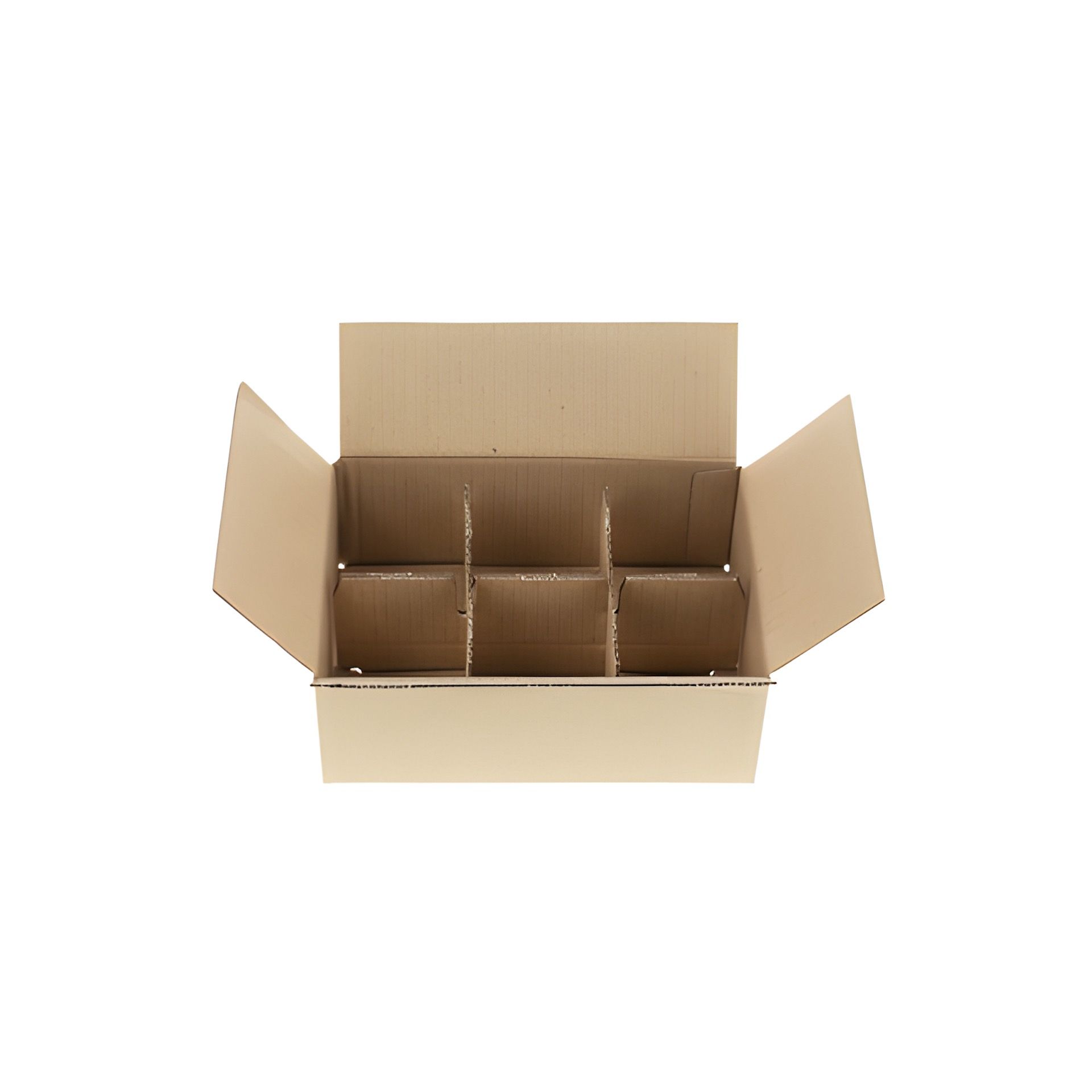 Karton 214 x 145 x 74 mm, 6er Gefache