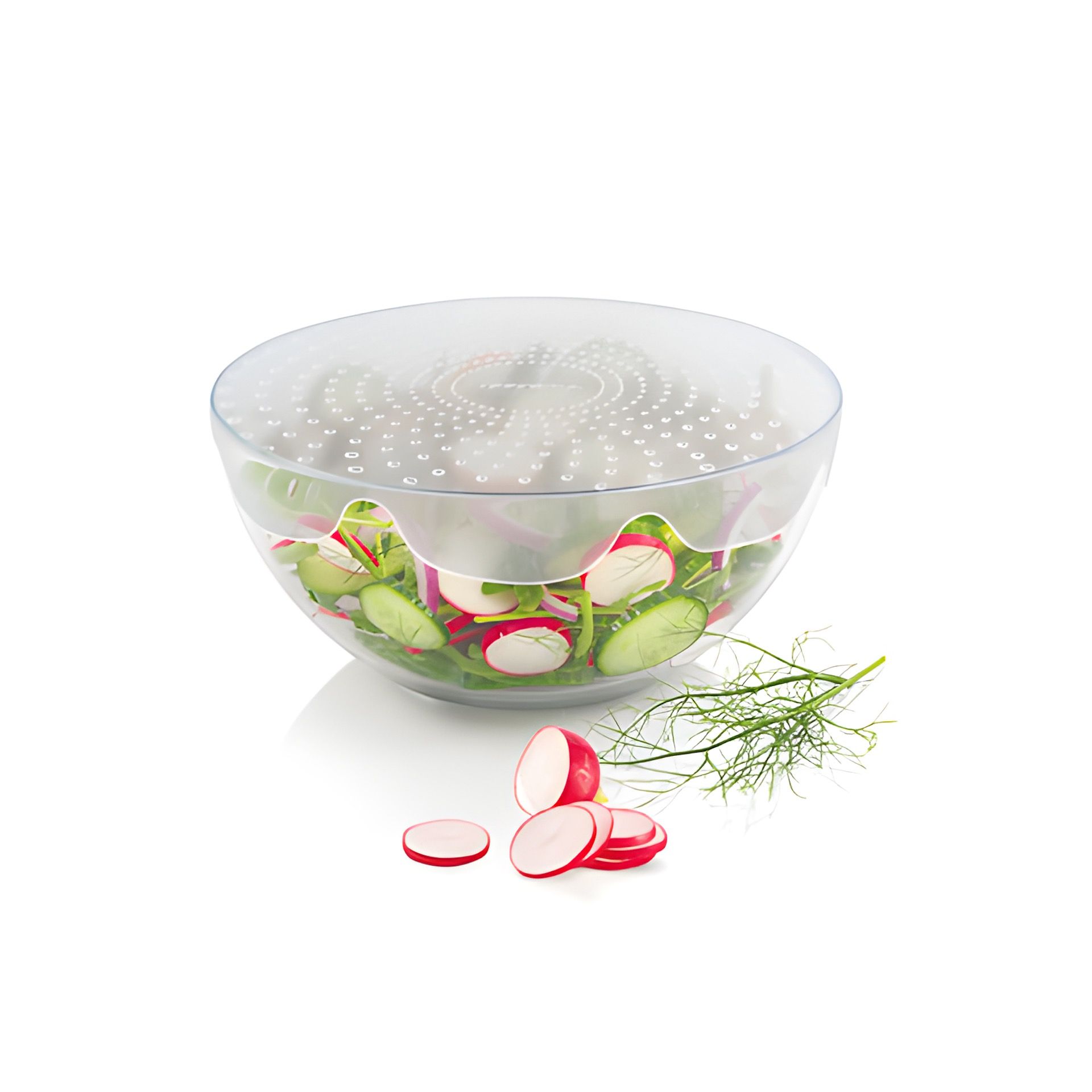 Elastische Silikon-Deckel '4Food' Ø 17 und 23 cm, 2er Set
