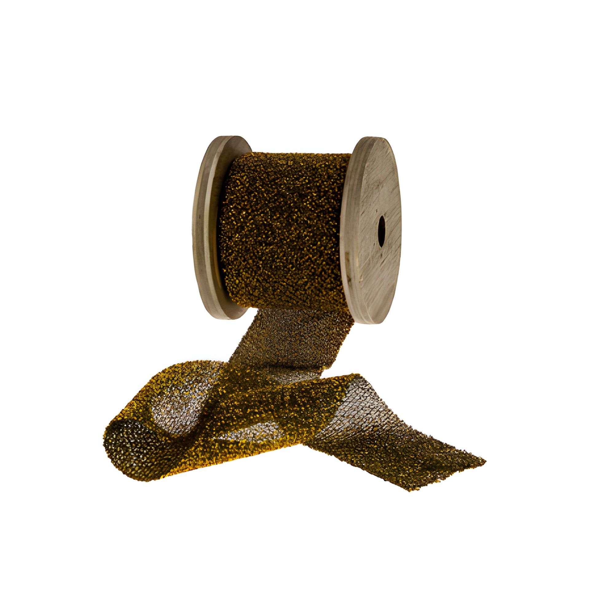 Samtband 2 m, 50 mm gold