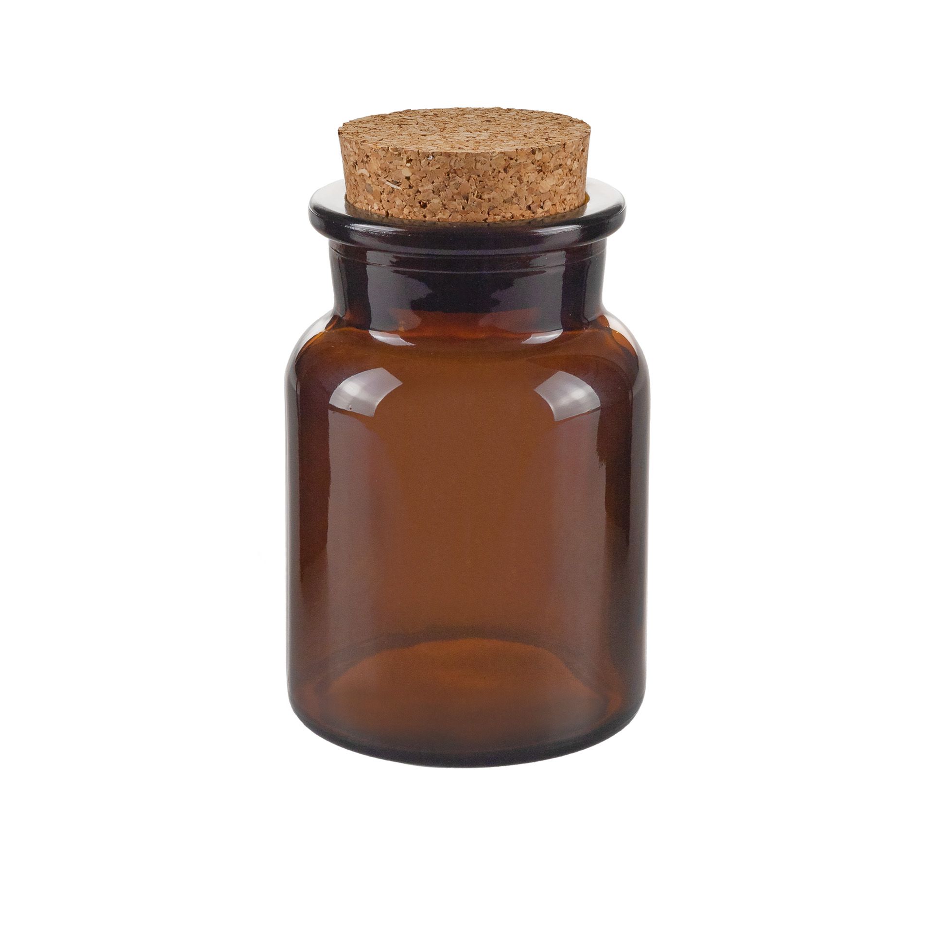 Korkenglas 150 ml braun beschichtet