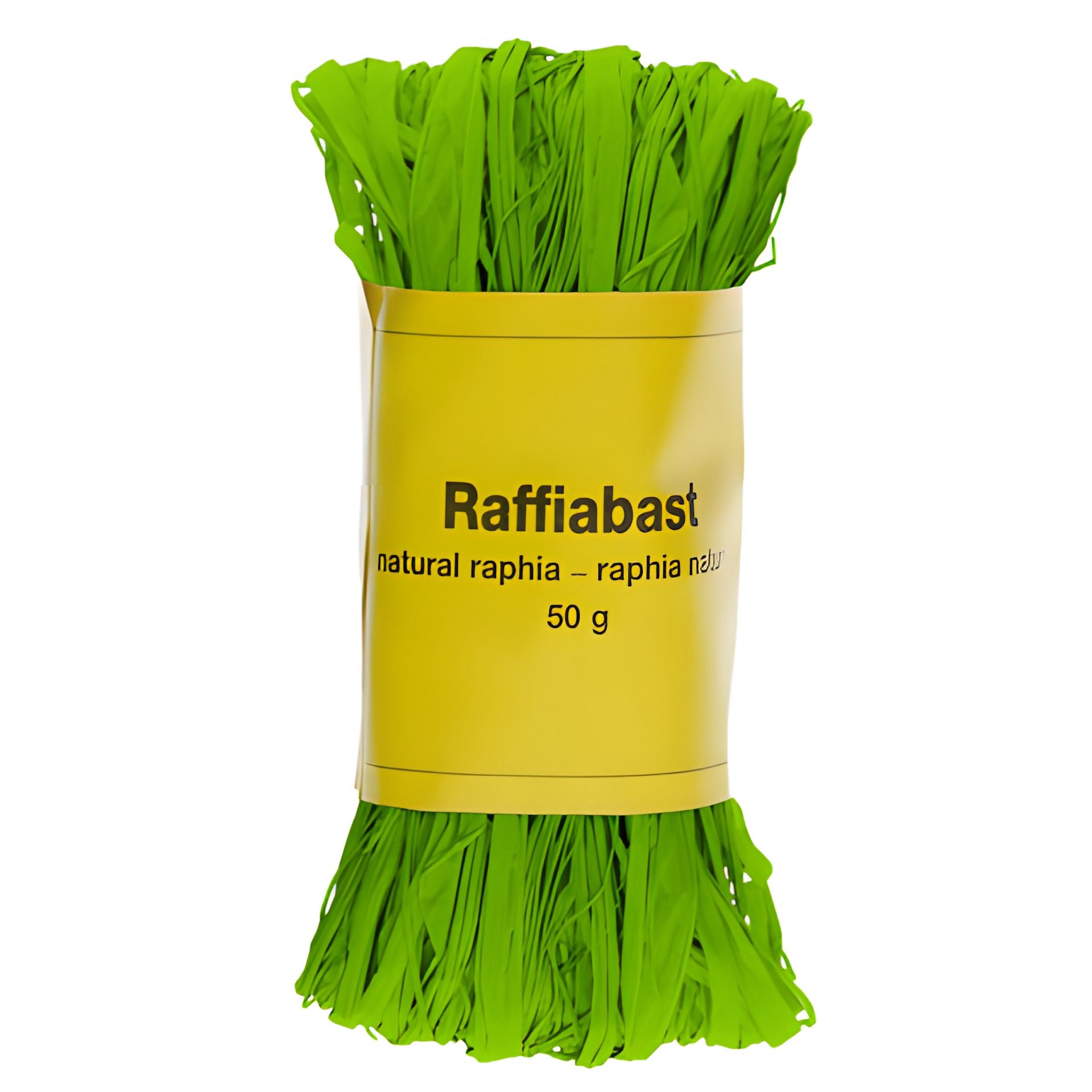 Raffia Bast 50 g apfelgrün