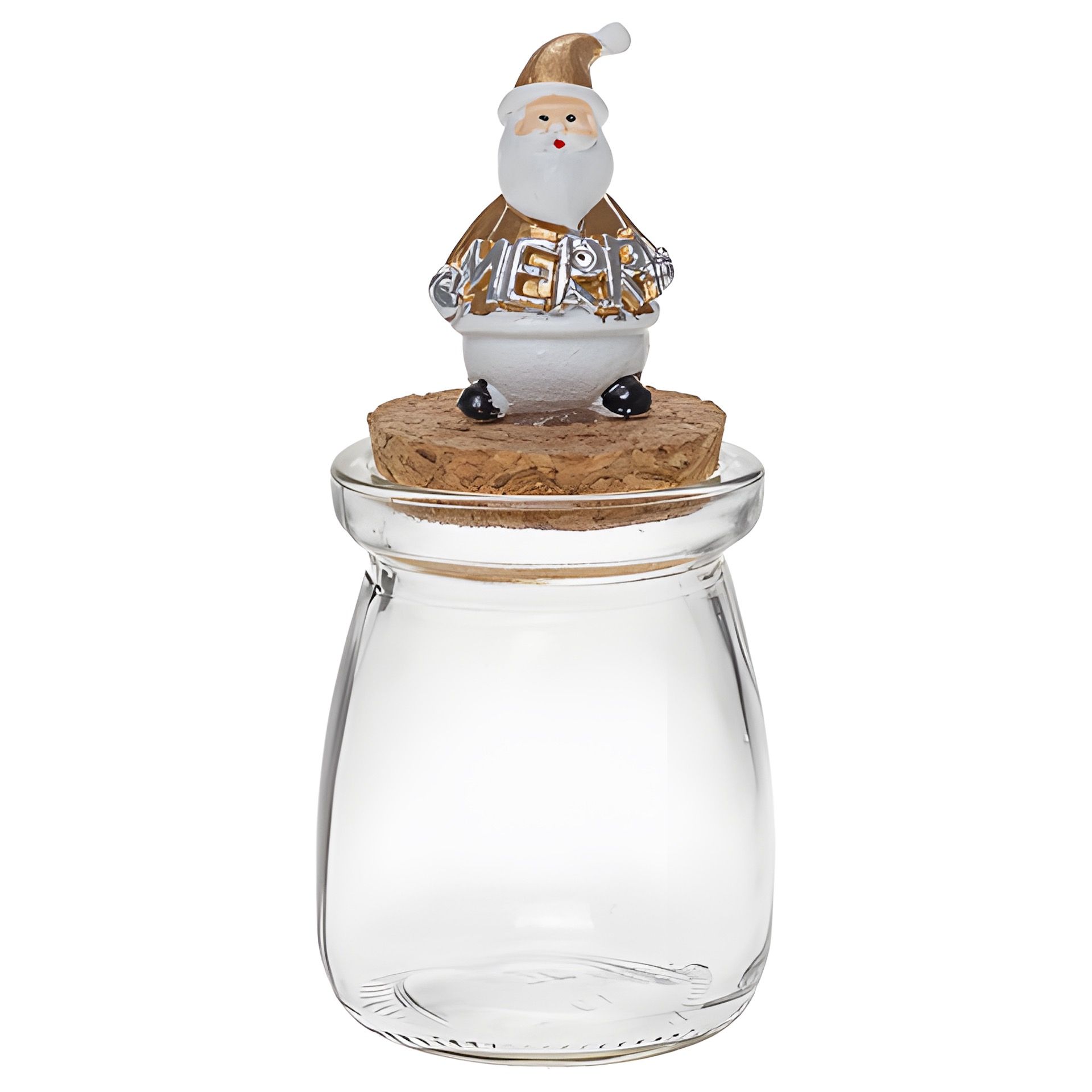 Deko-Korkenglas 'Weihnachtsmann' 90 ml