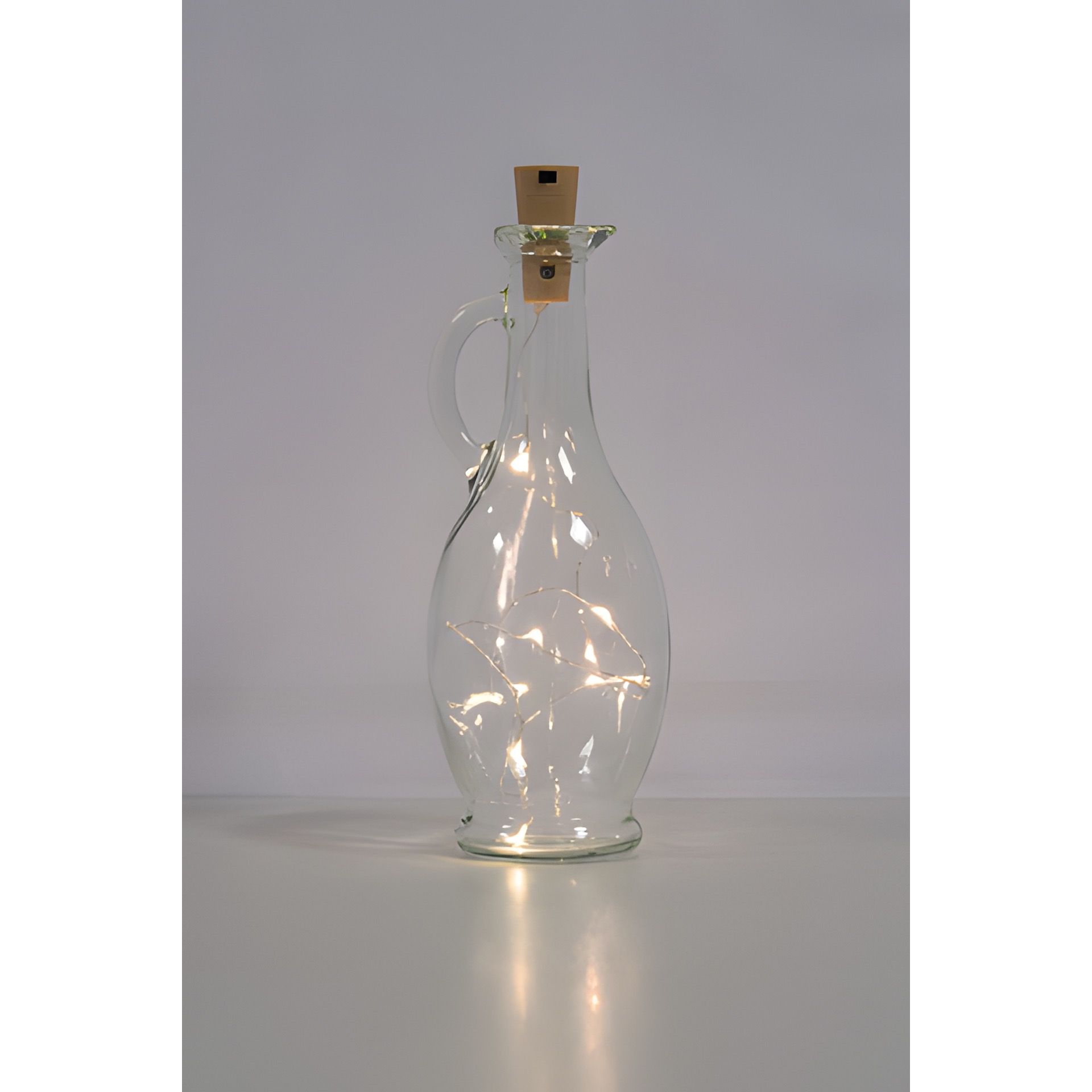 Flaschenlicht, 8 LEDs, warmweiß