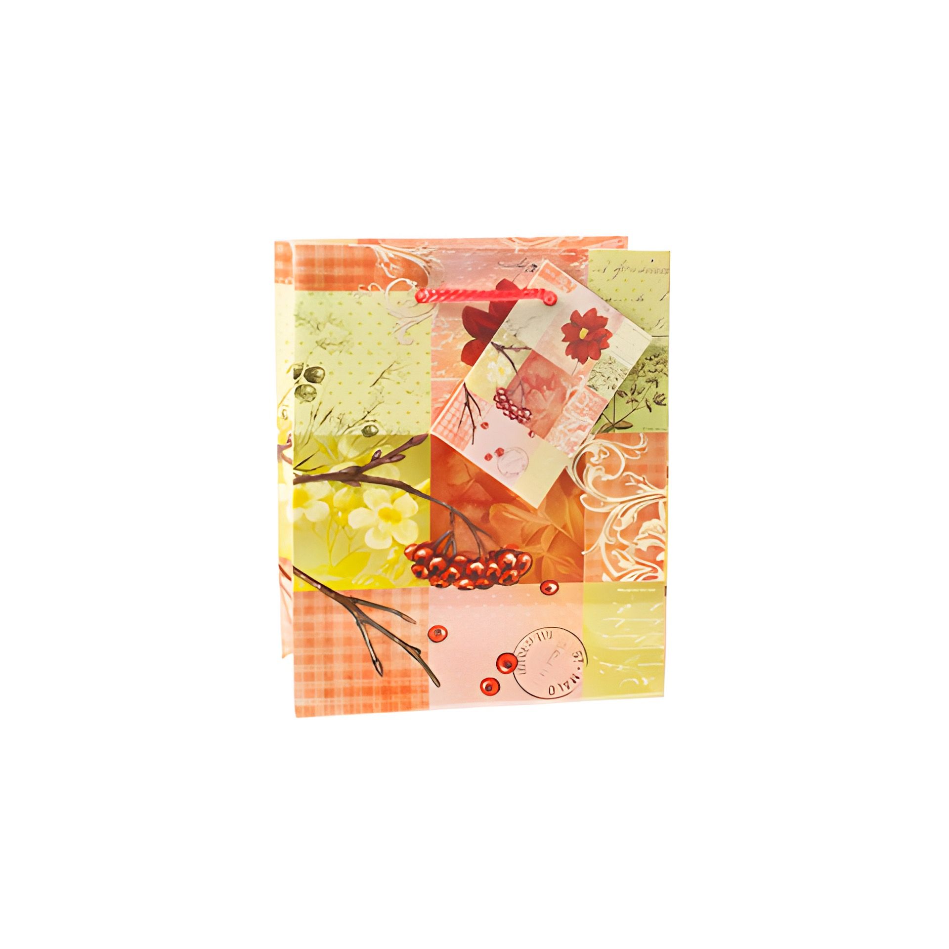 Geschenktüte 'Mosaik Blumen', klein