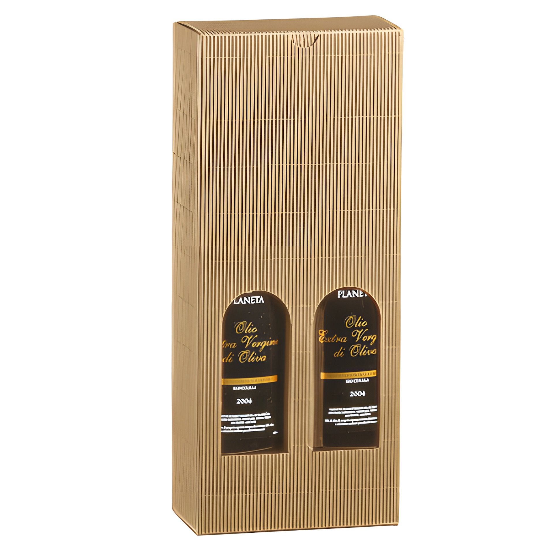Flaschenkarton 2er 130 x 65 x 315 mm natur