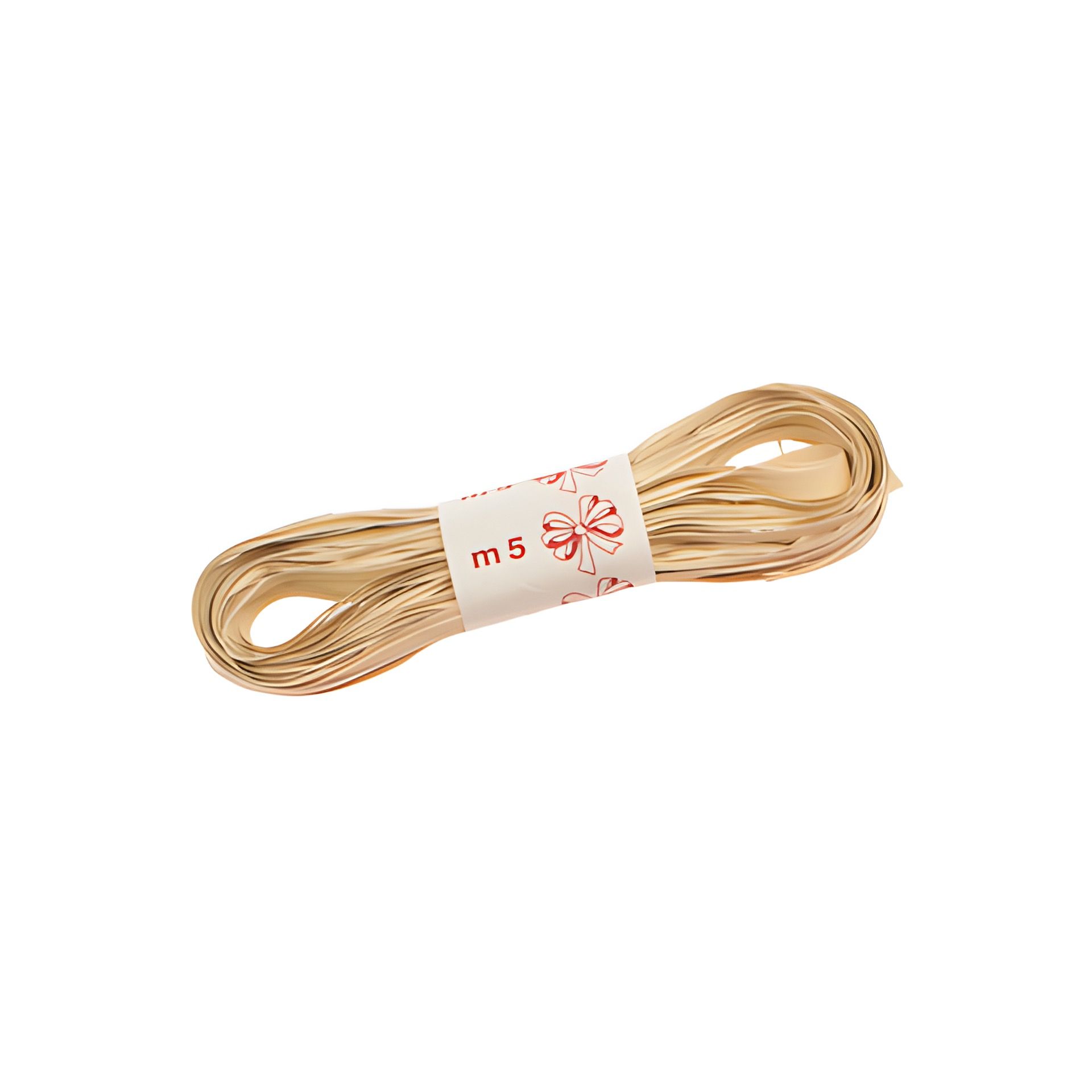 Faser-Raffia 5 m, creme