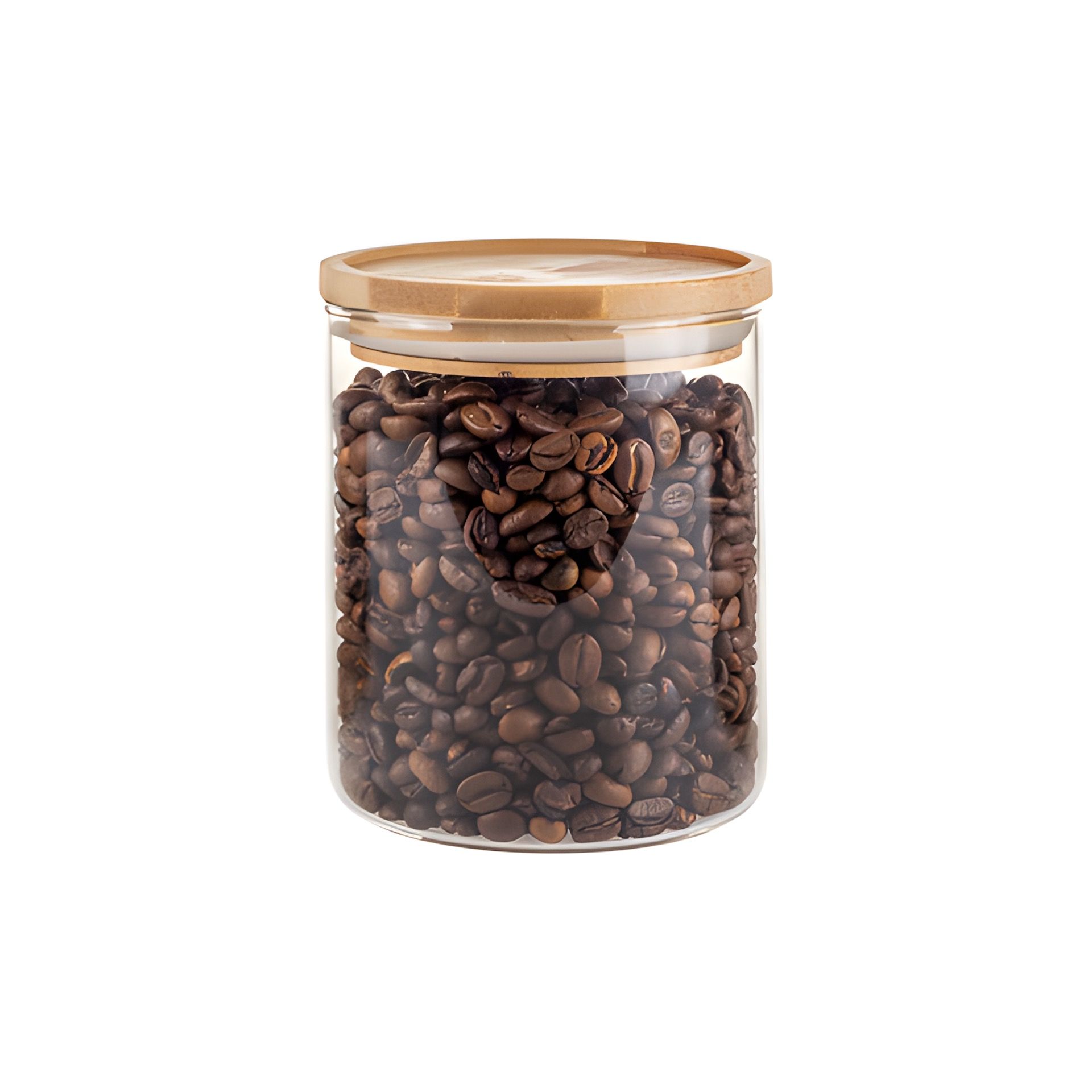 Vorratsglas  600 ml mit Bambusdeckel