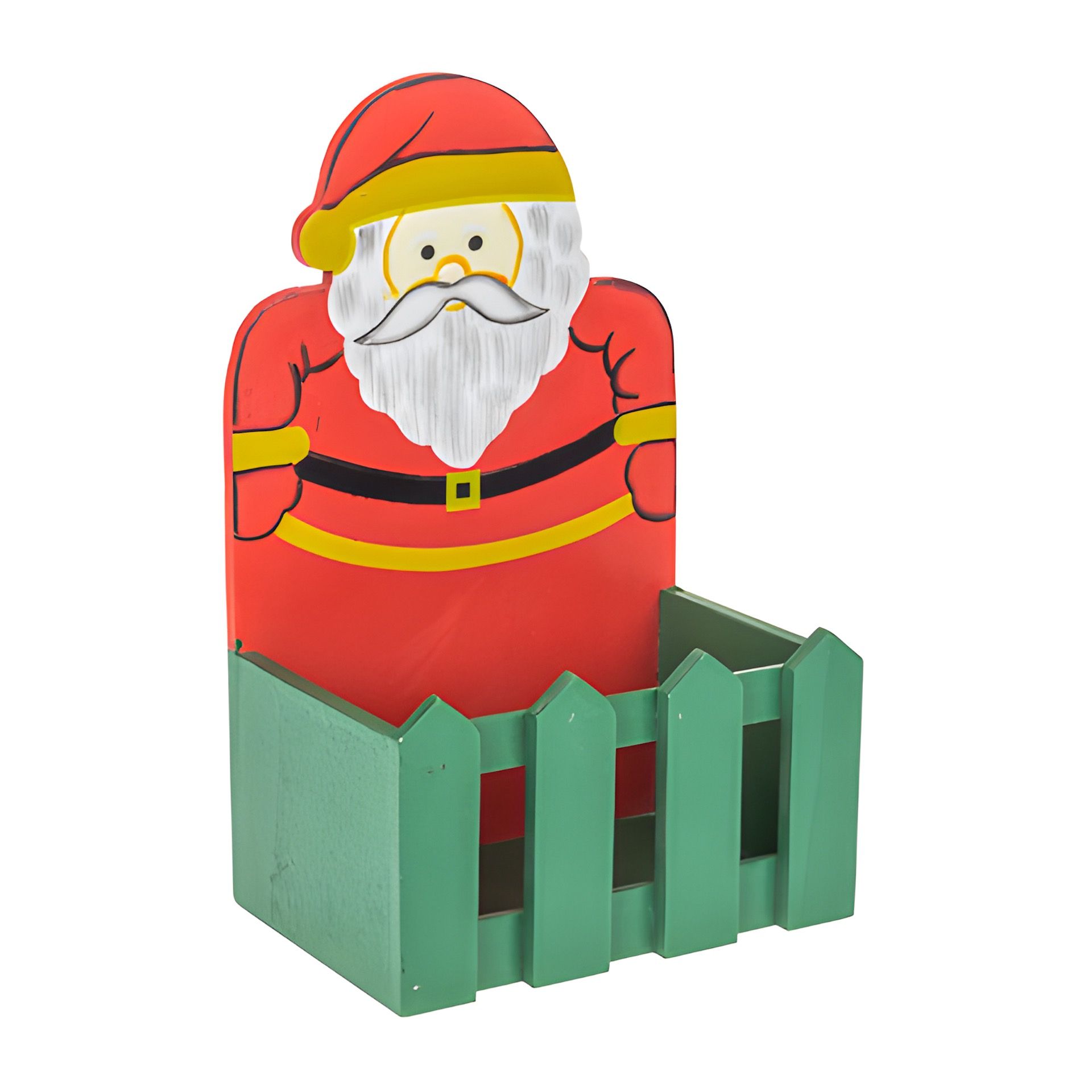 Holzkiste 'Weihnachtsmann', 12 x 8,5 x 19 cm