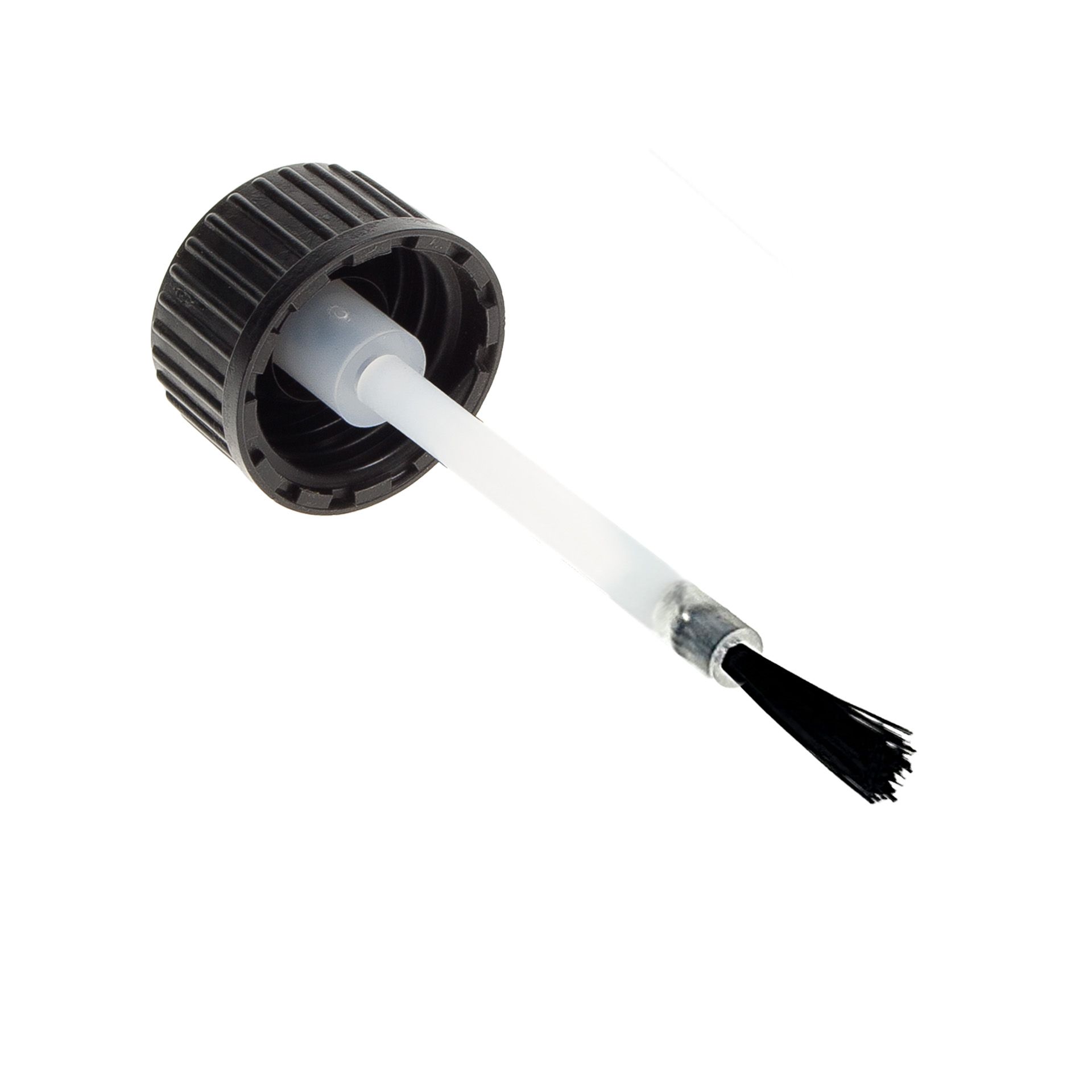 DIN 18 schwarz mit Pinsel für Tropfflasche 10 ml