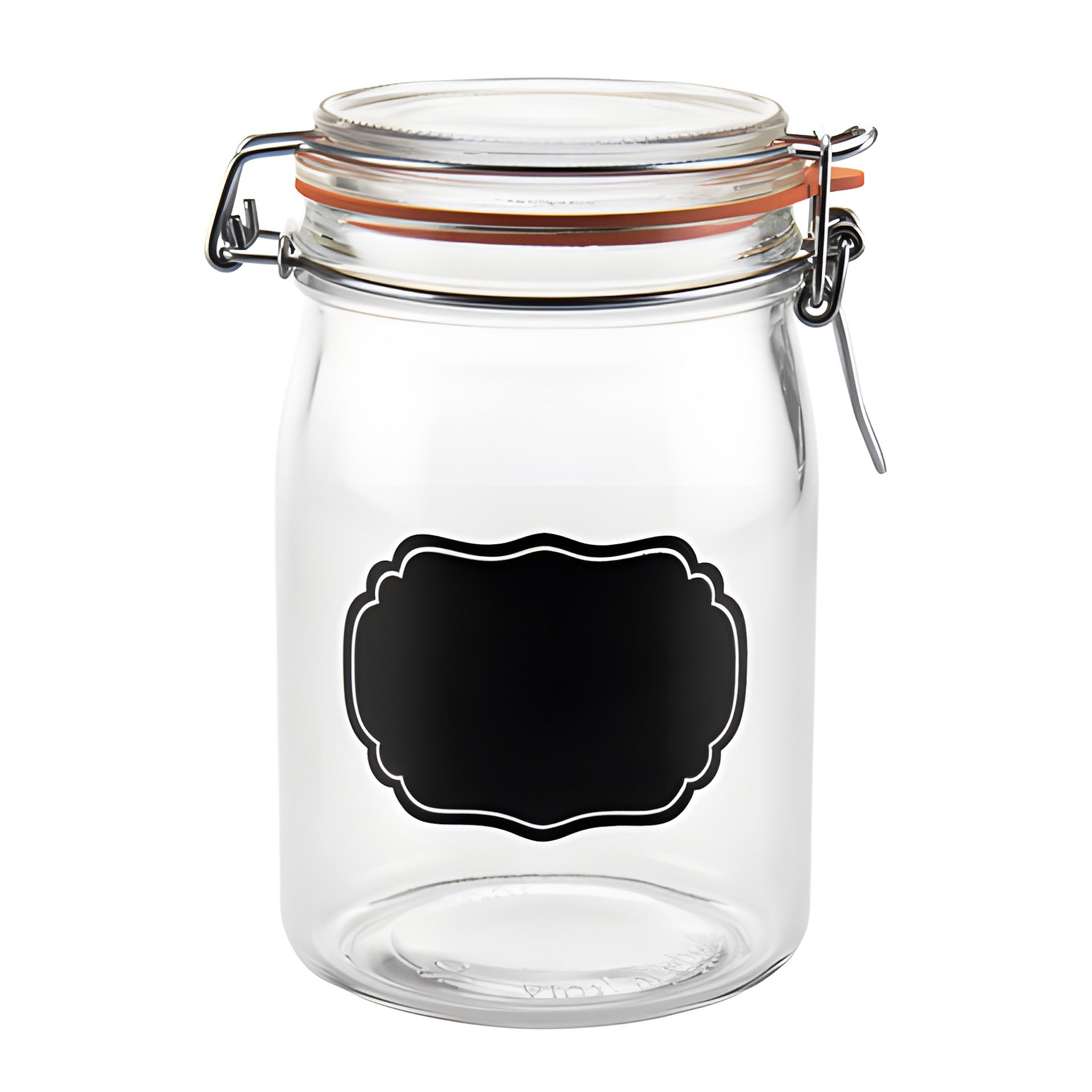 Bügelglas 'Ermetico' 1000 ml mit Tafel