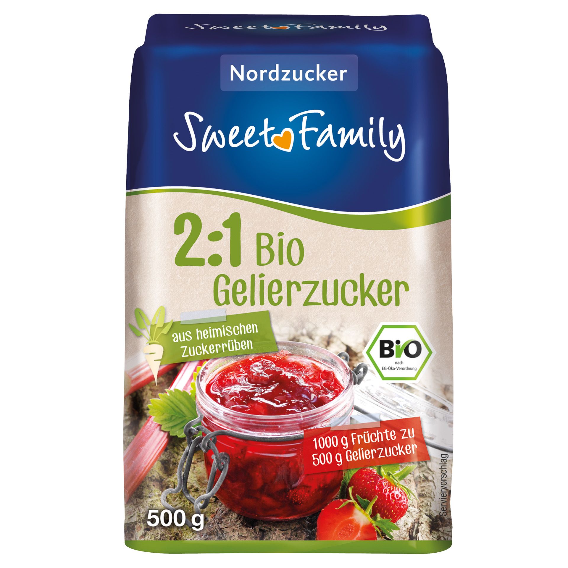 Bio-Gelierzucker 2:1, 500 g