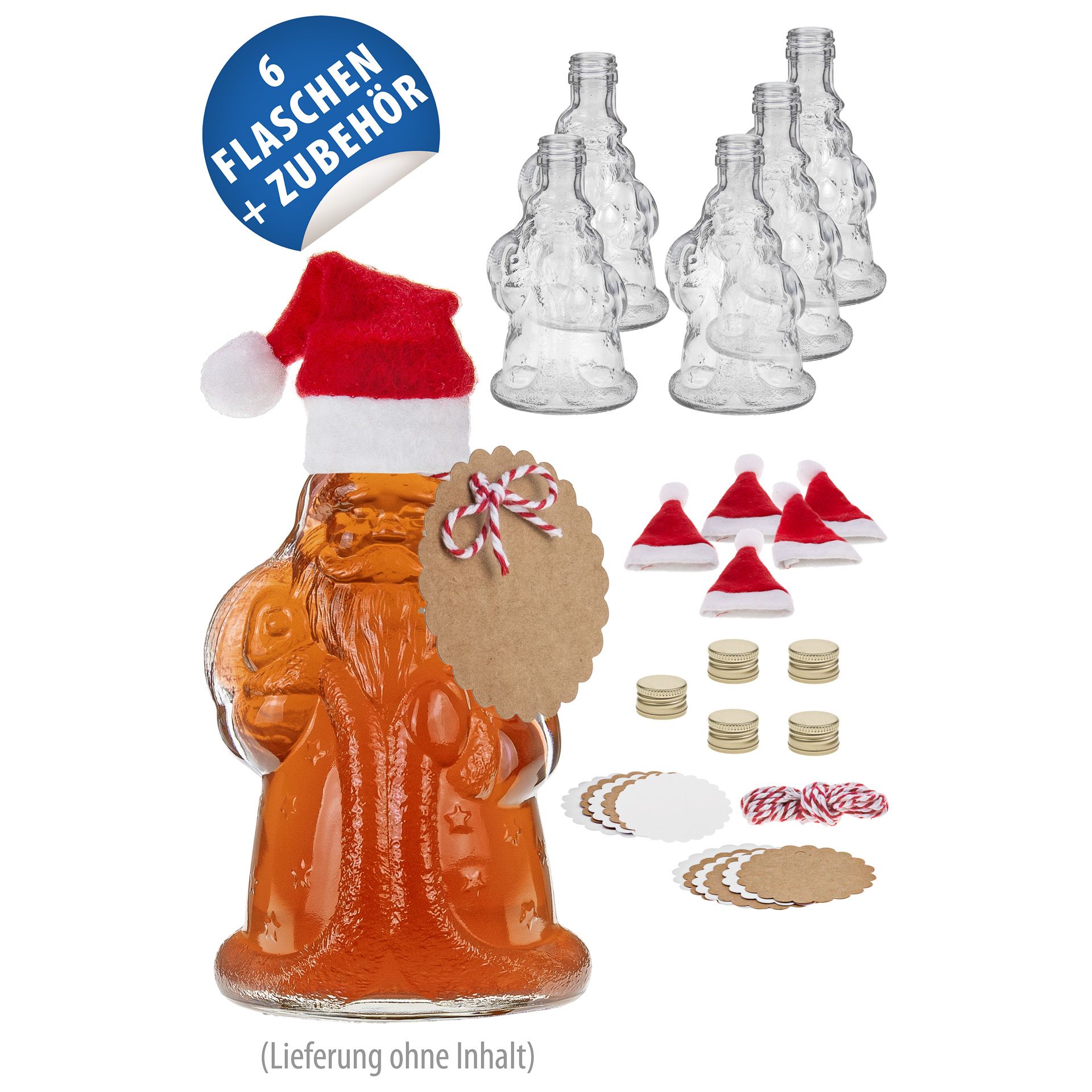Weihnachtsmann 200 ml, 6er Set